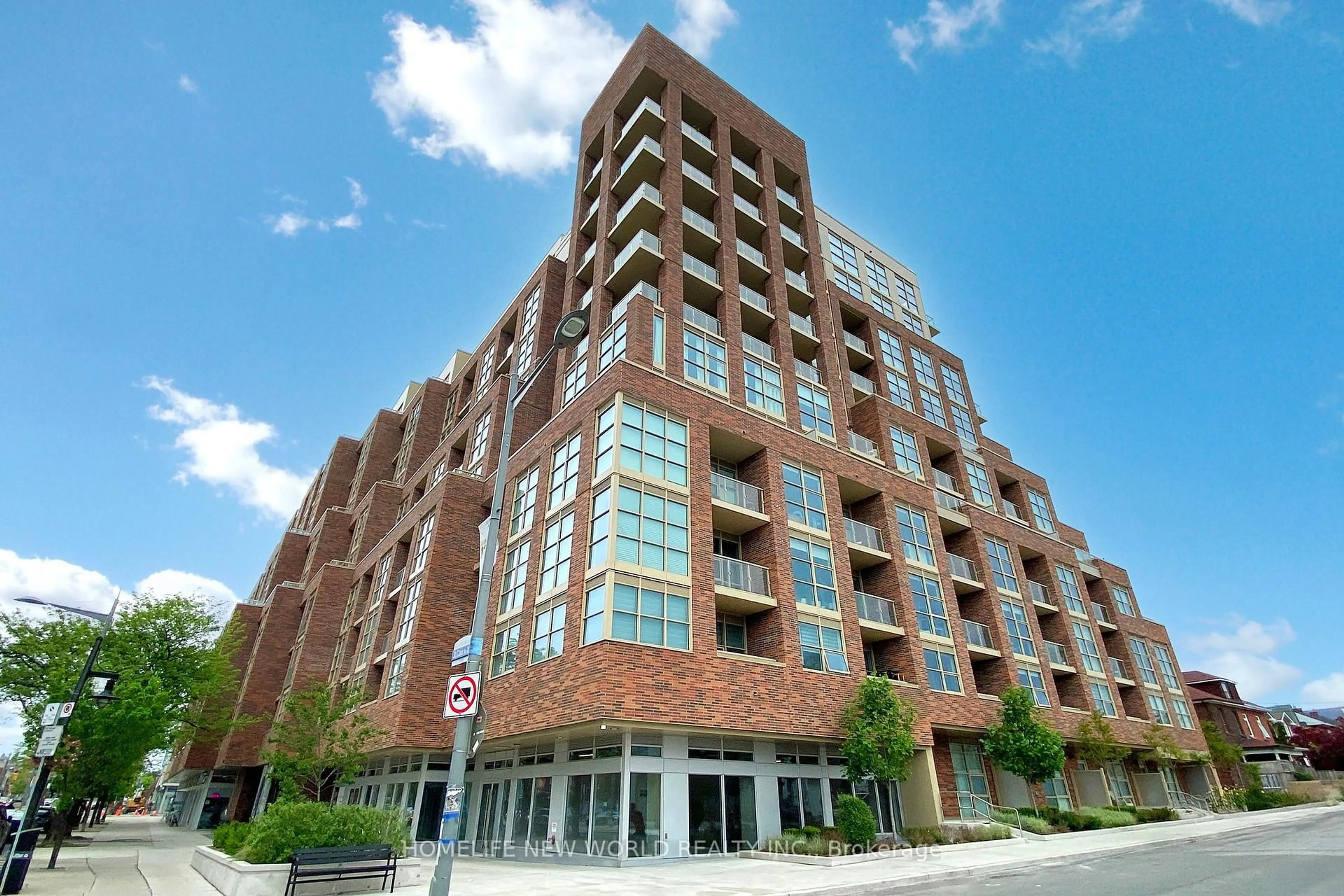 Home with brick exterior material, building for 1787 St Clair Ave #814, Toronto Ontario M6N 0B7