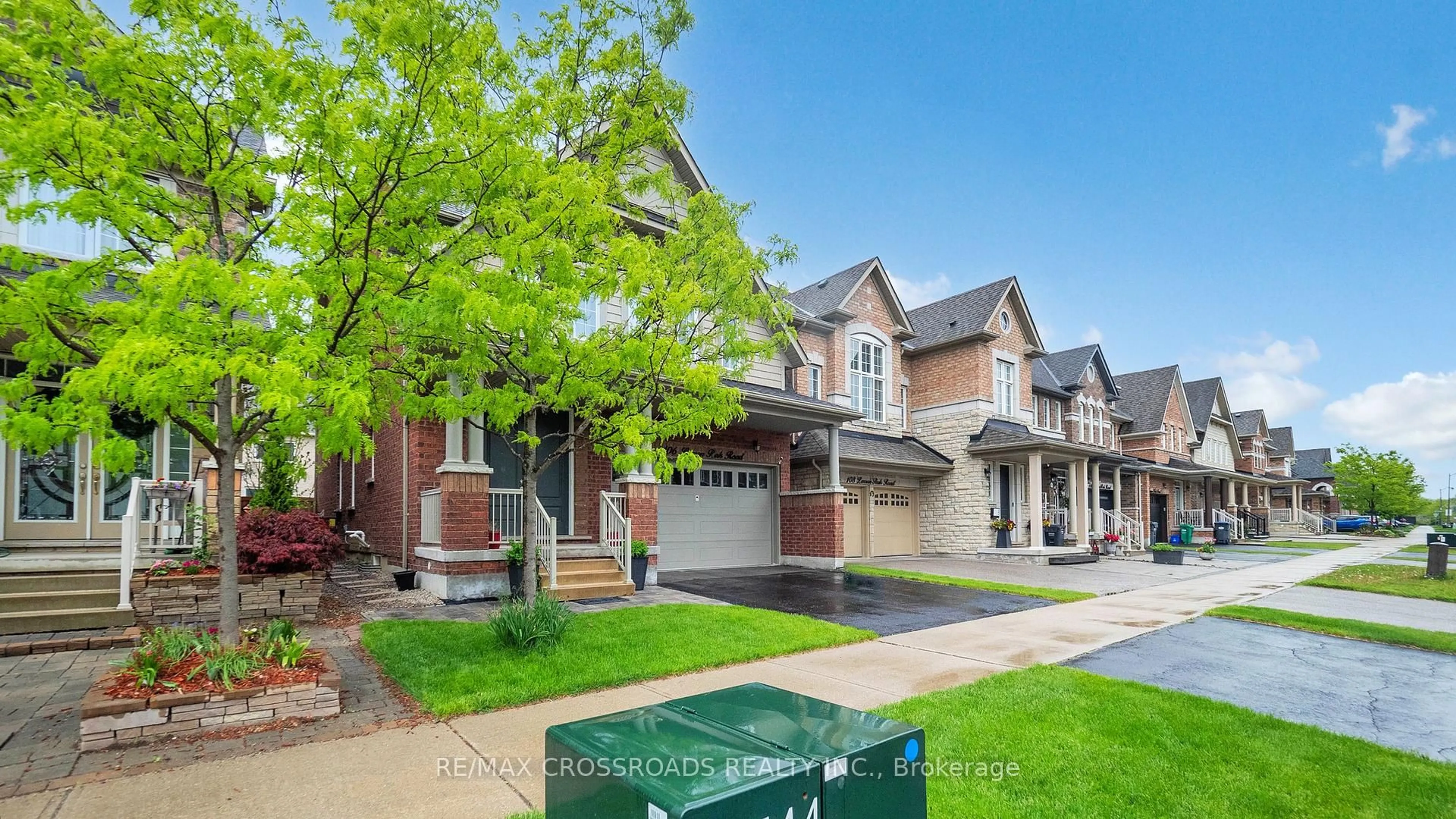 Home with brick exterior material, street for 106 Larson Peak Rd, Caledon Ontario L7C 3P1