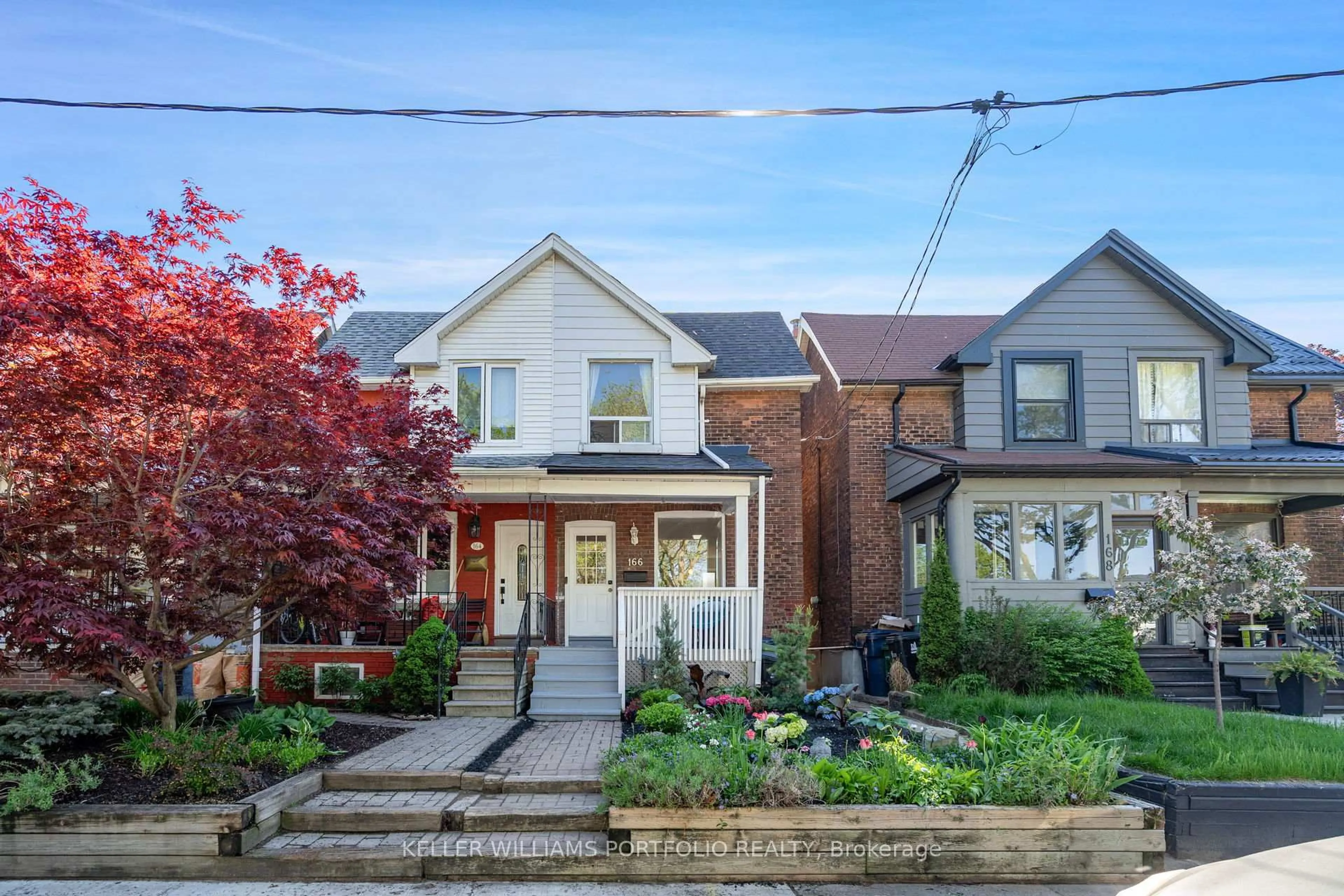 Home with brick exterior material, street for 166 Gilmour Ave, Toronto Ontario M6P 3B3