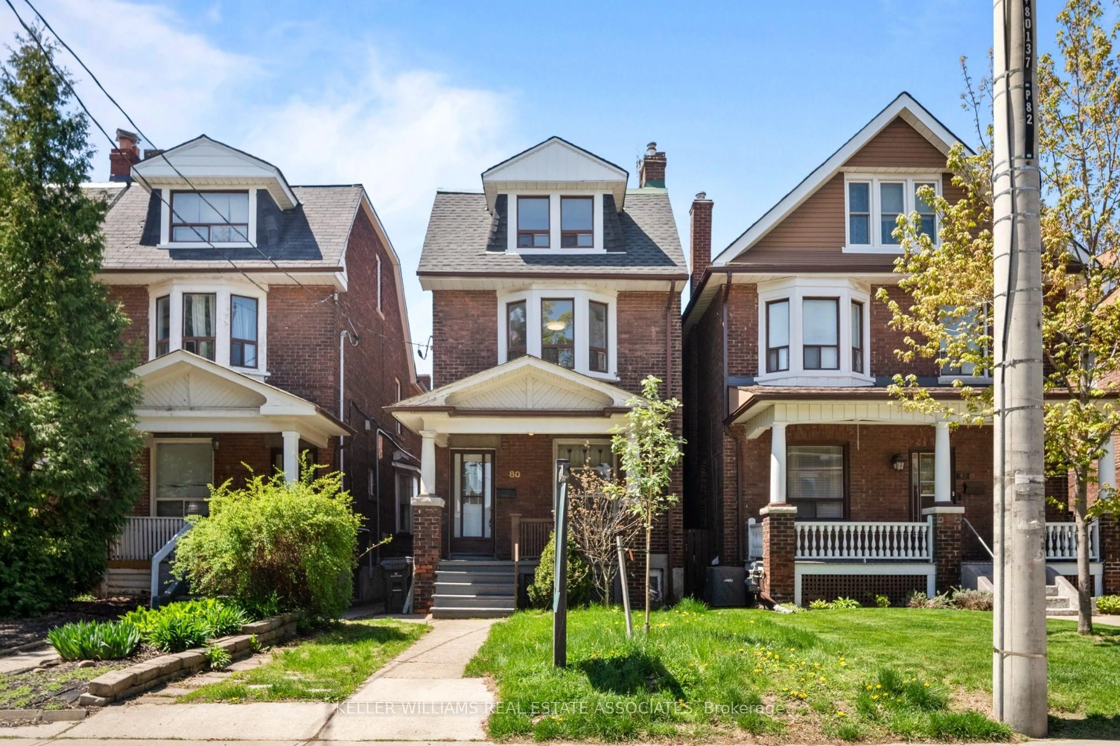 Home with brick exterior material, street for 80 Mavety St, Toronto Ontario M6P 2L6