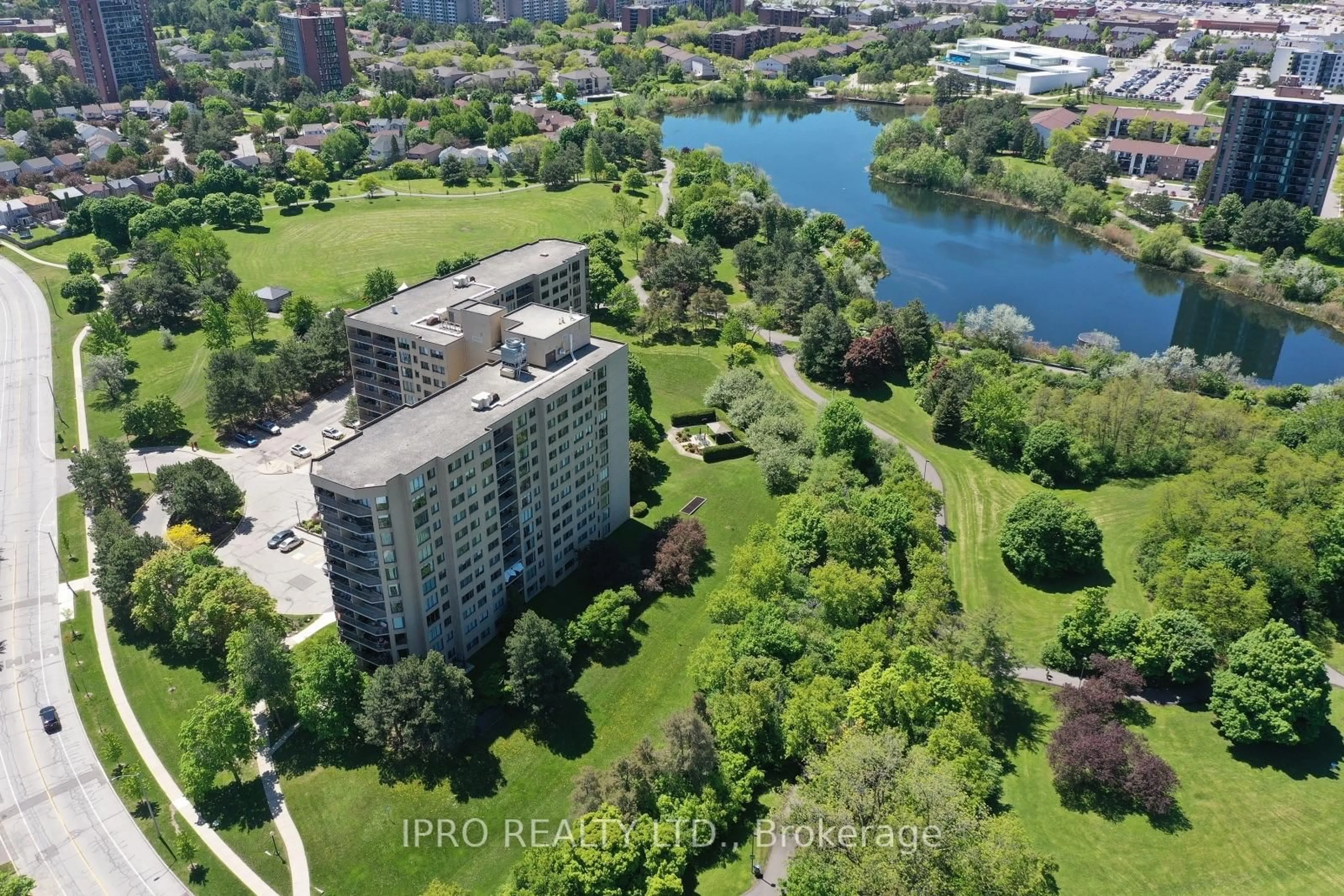 A pic from outside/outdoor area/front of a property/back of a property/a pic from drone, water/lake/river/ocean view for 6500 Montevideo Rd #303, Mississauga Ontario L5N 3T6
