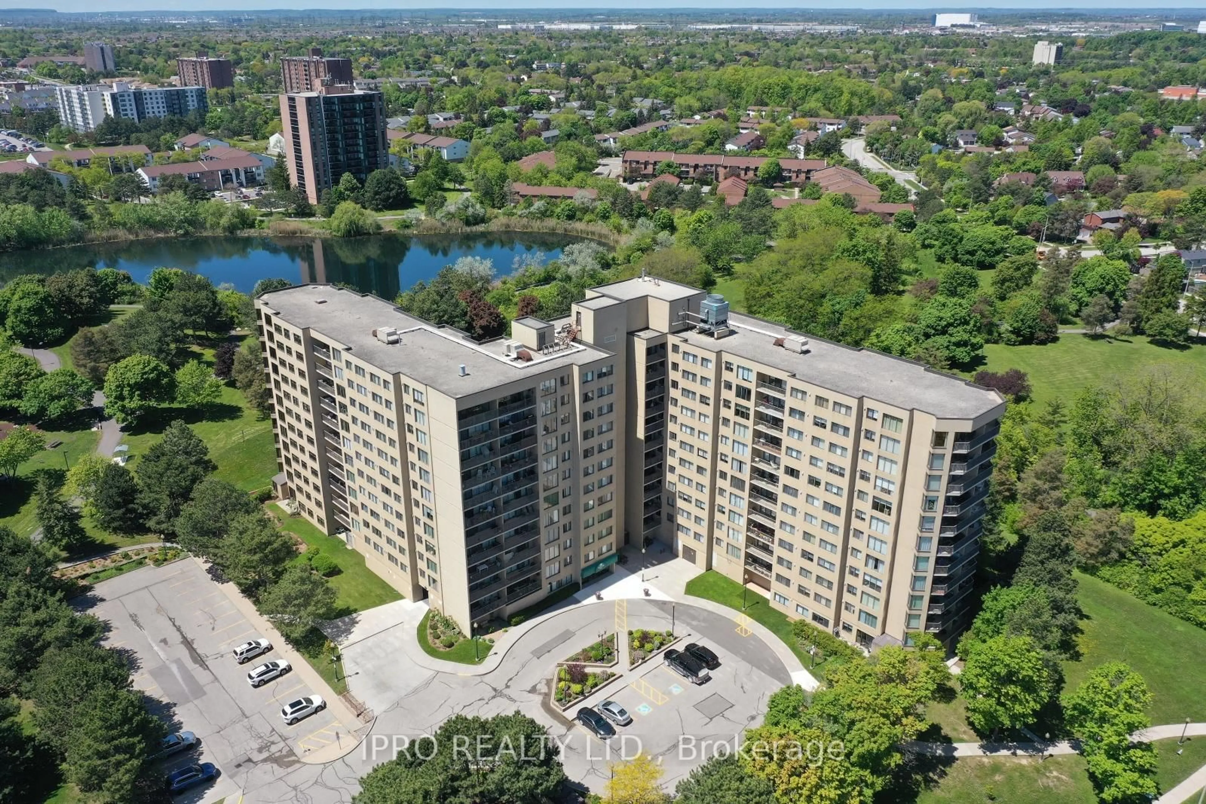 A pic from outside/outdoor area/front of a property/back of a property/a pic from drone, unknown for 6500 Montevideo Rd #303, Mississauga Ontario L5N 3T6