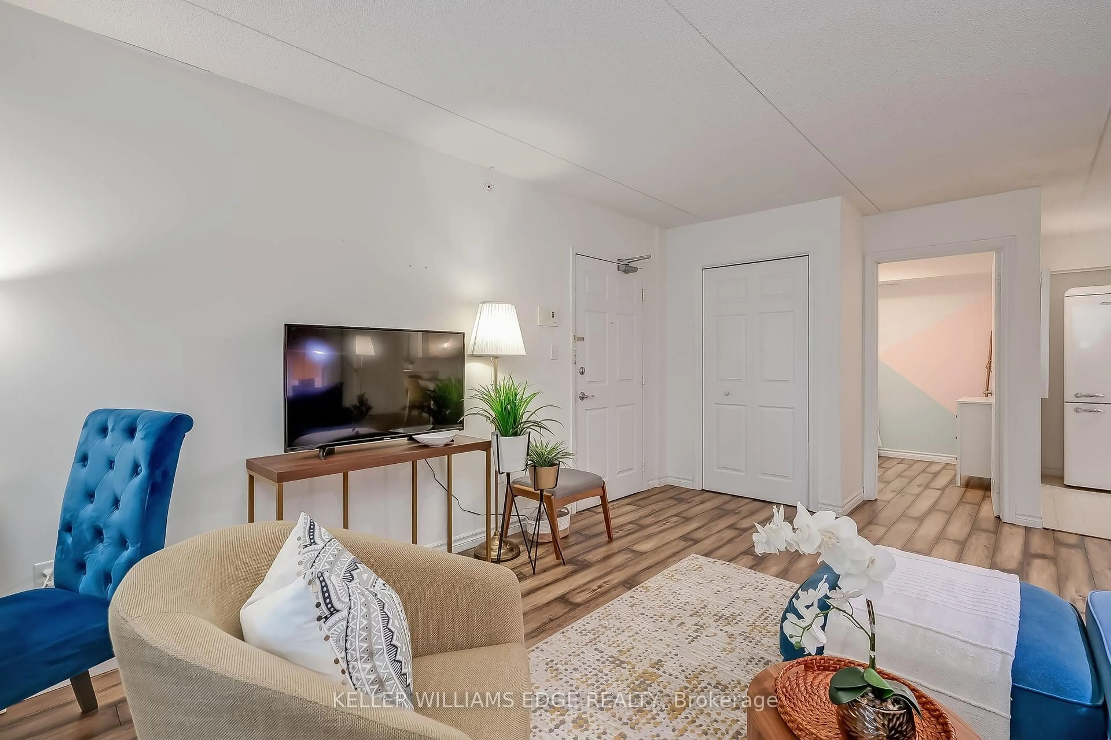 Living room with furniture, unknown for 1350 Main St #308, Milton Ontario L9T 7S6