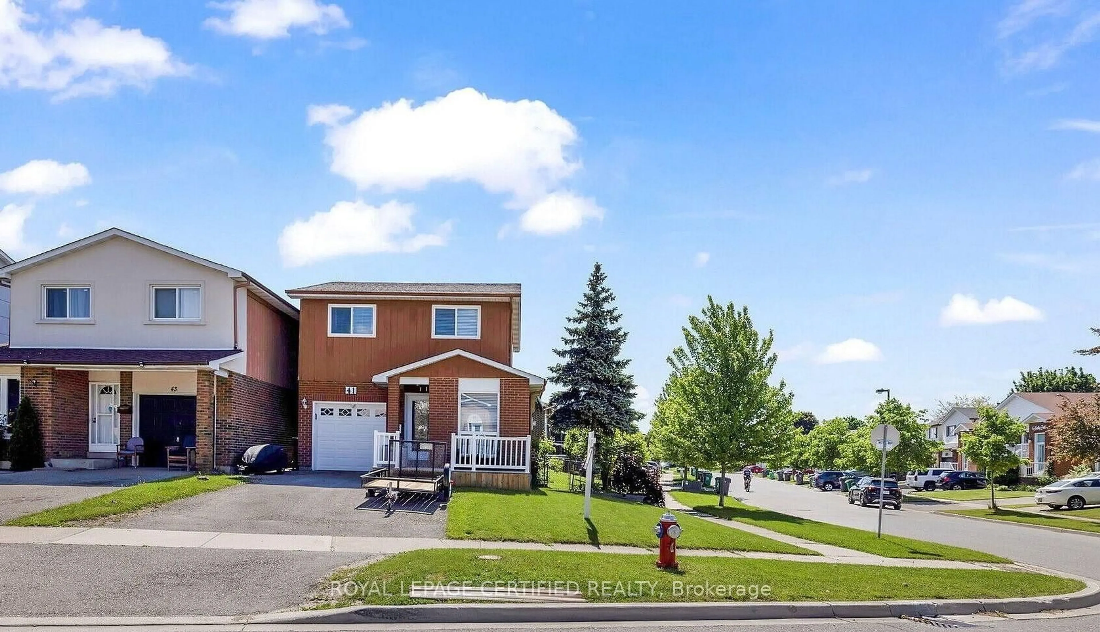 Home with brick exterior material, street for 41 Winterfold Dr, Brampton Ontario L6V 3S8
