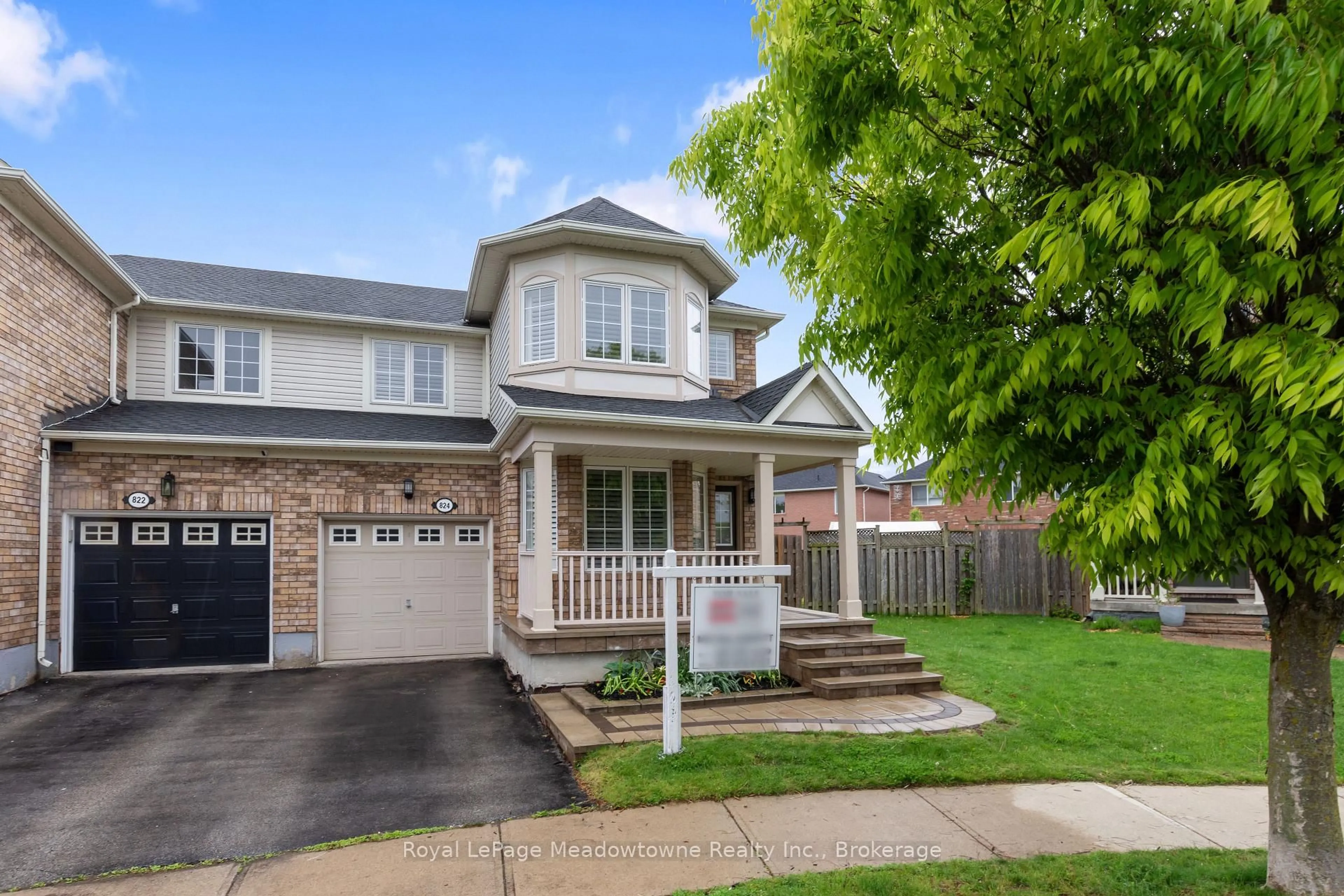 Home with brick exterior material, street for 824 Gazley Circ, Milton Ontario L9T 6M2