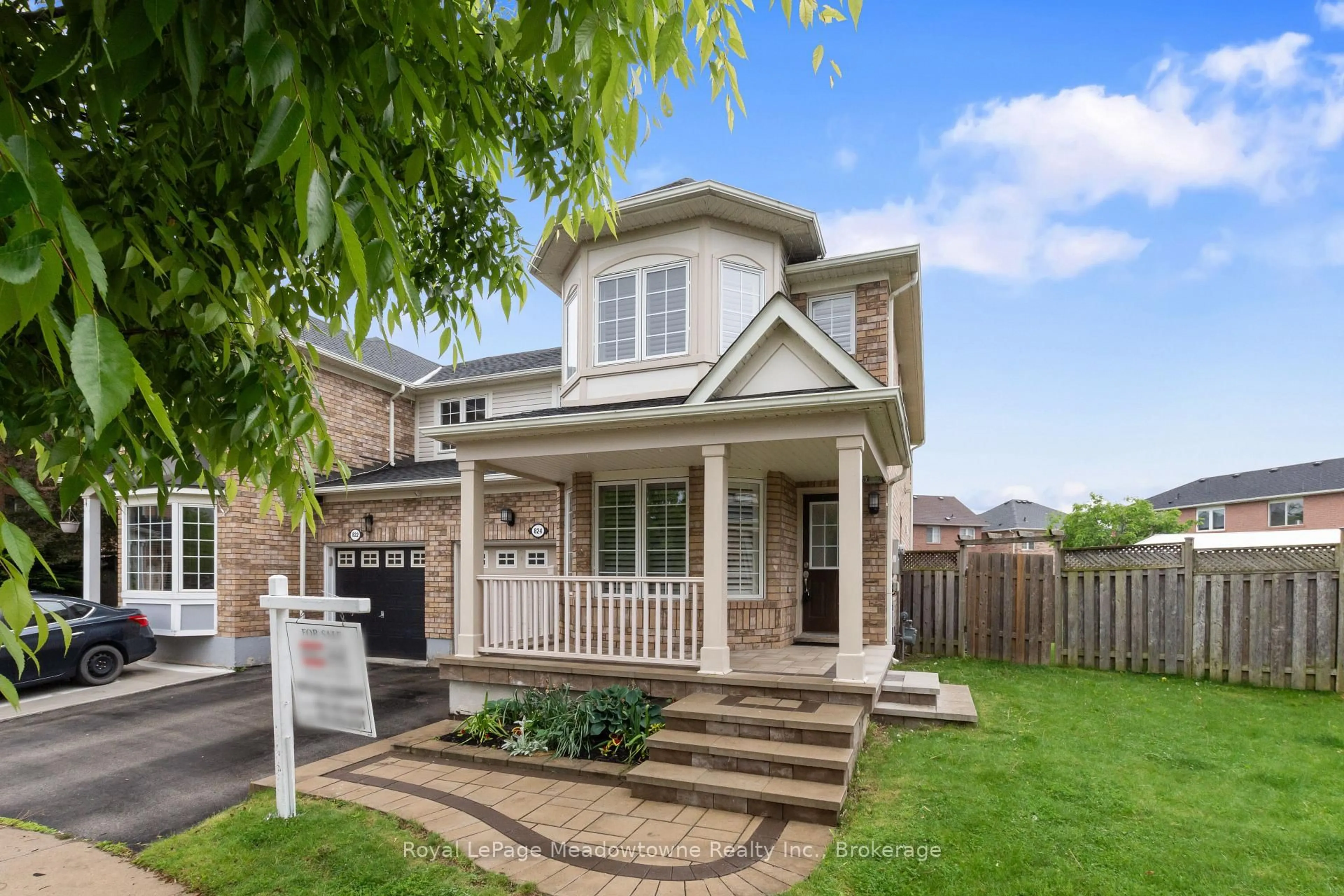 Home with brick exterior material, street for 824 Gazley Circ, Milton Ontario L9T 6M2