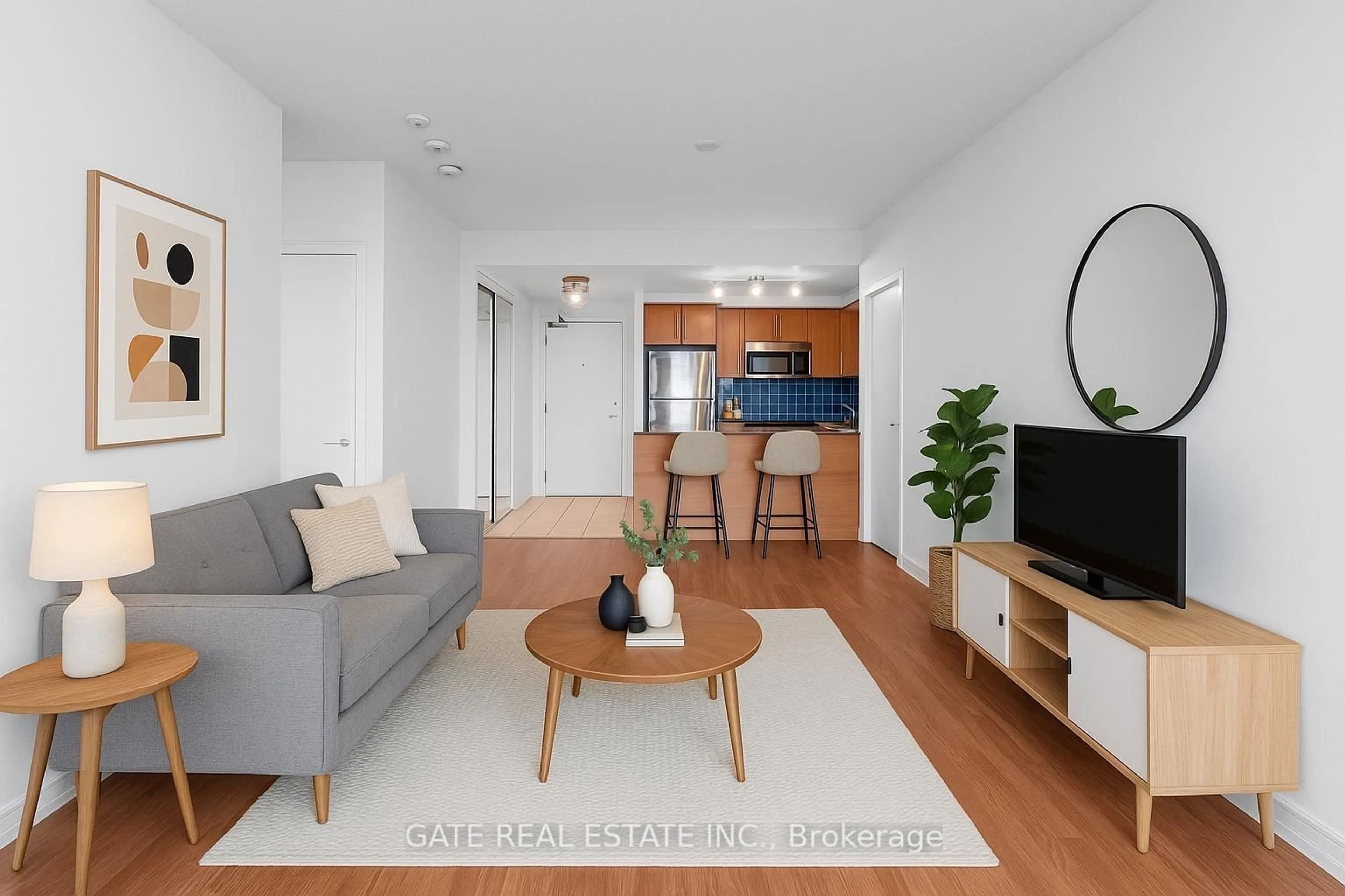 Living room with furniture, unknown for 38 Fontenay Crt #1605, Toronto Ontario M9A 5H5