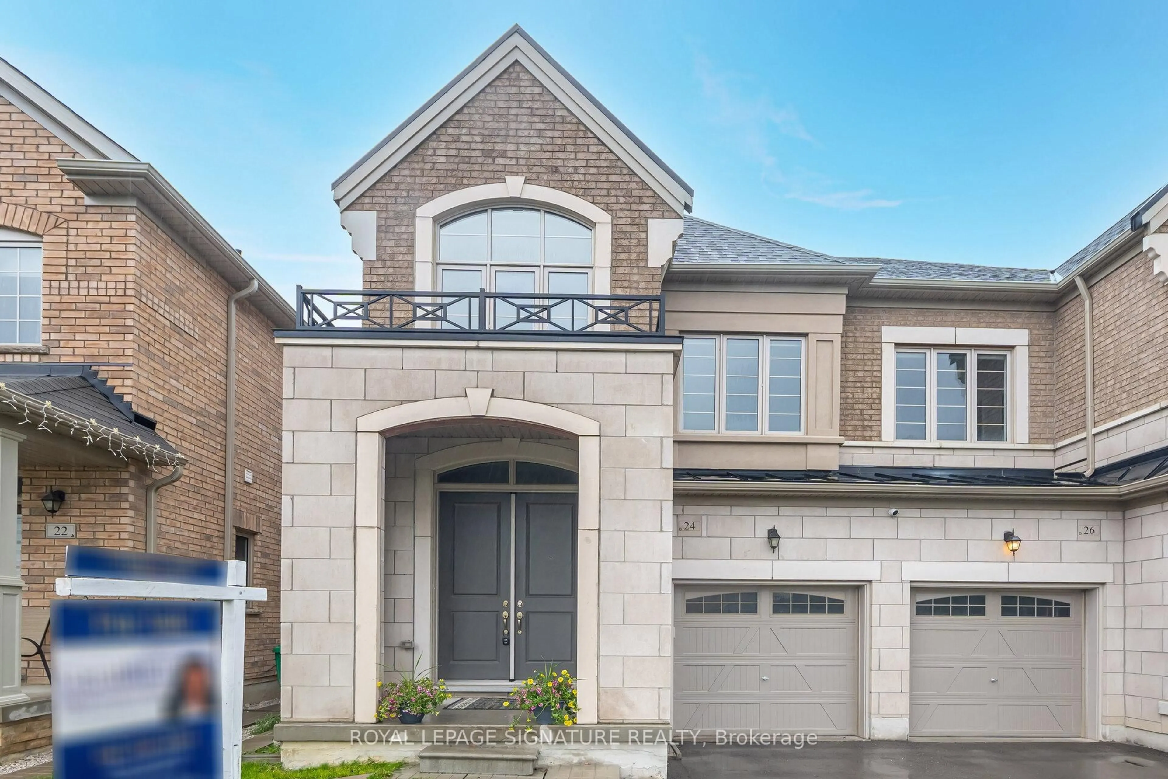 Home with brick exterior material, street for 24 Brent Stephens Way, Brampton Ontario L7A 0C3