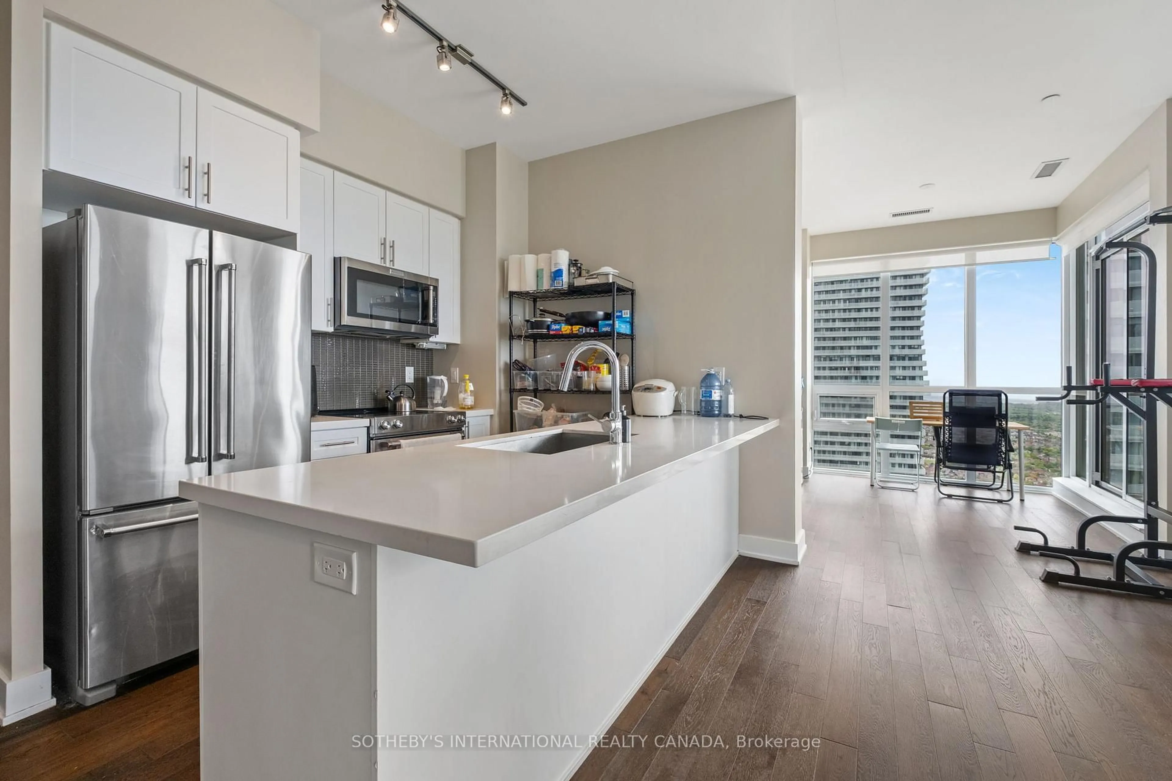 Open concept kitchen, unknown for 4011 Brickstone Mews #4810 (LPH10), Mississauga Ontario L5B 0J7