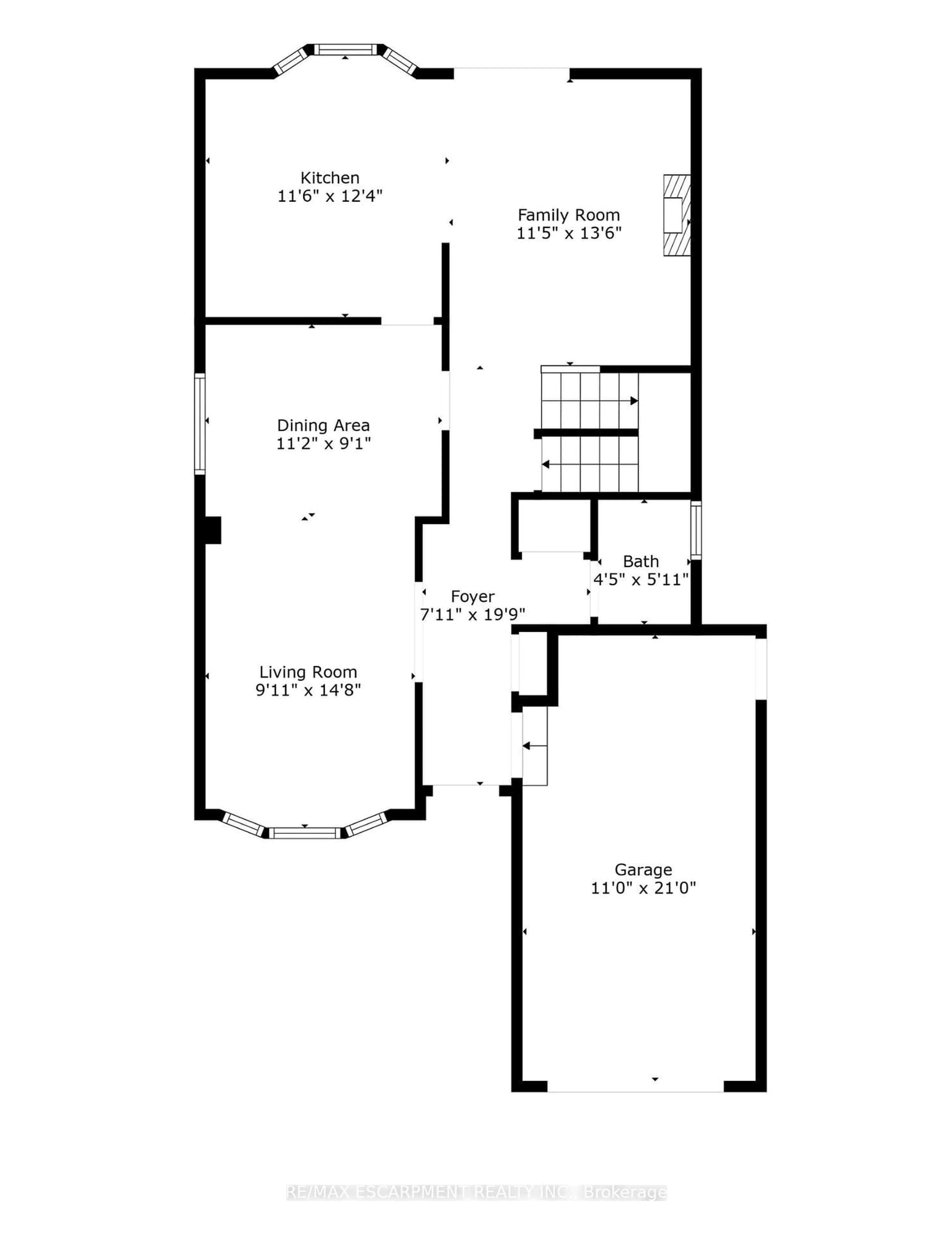 Floor plan for 2183 Hunt Cres, Burlington Ontario L7M 2P8