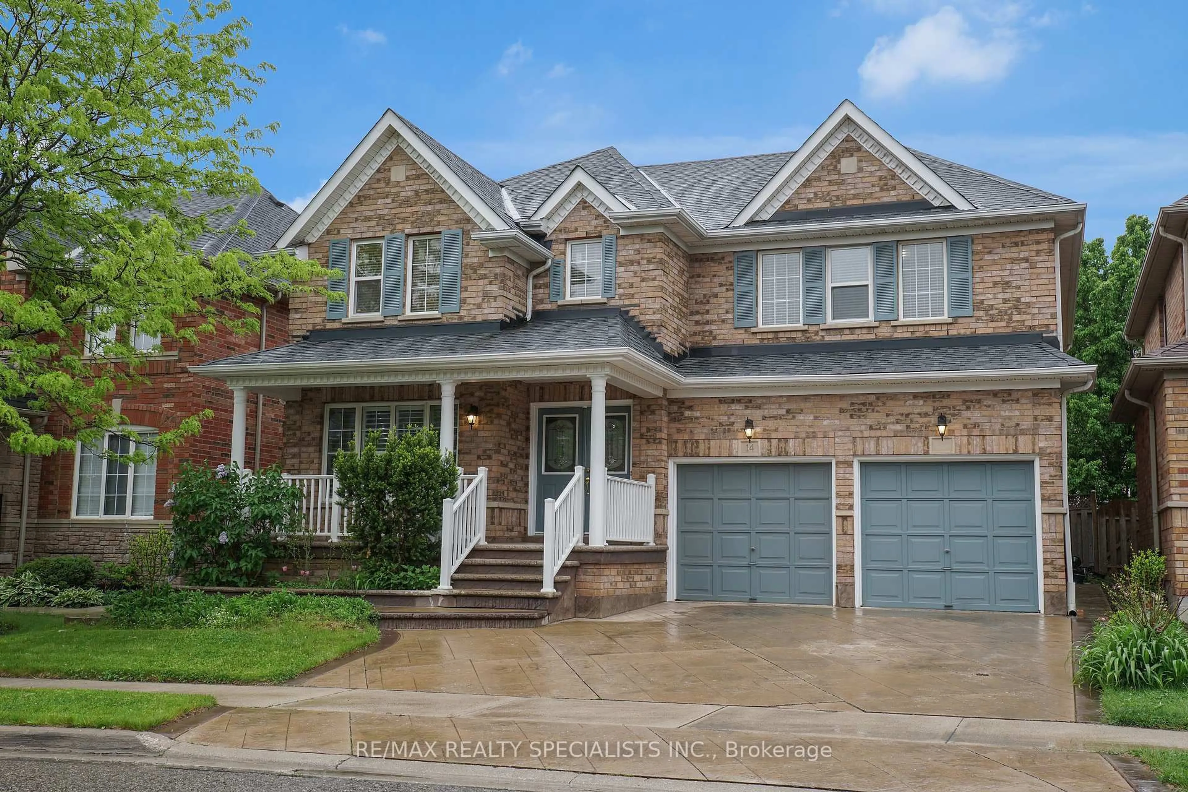 Home with brick exterior material, street for 14 Foxmere Rd, Brampton Ontario L7A 1S6