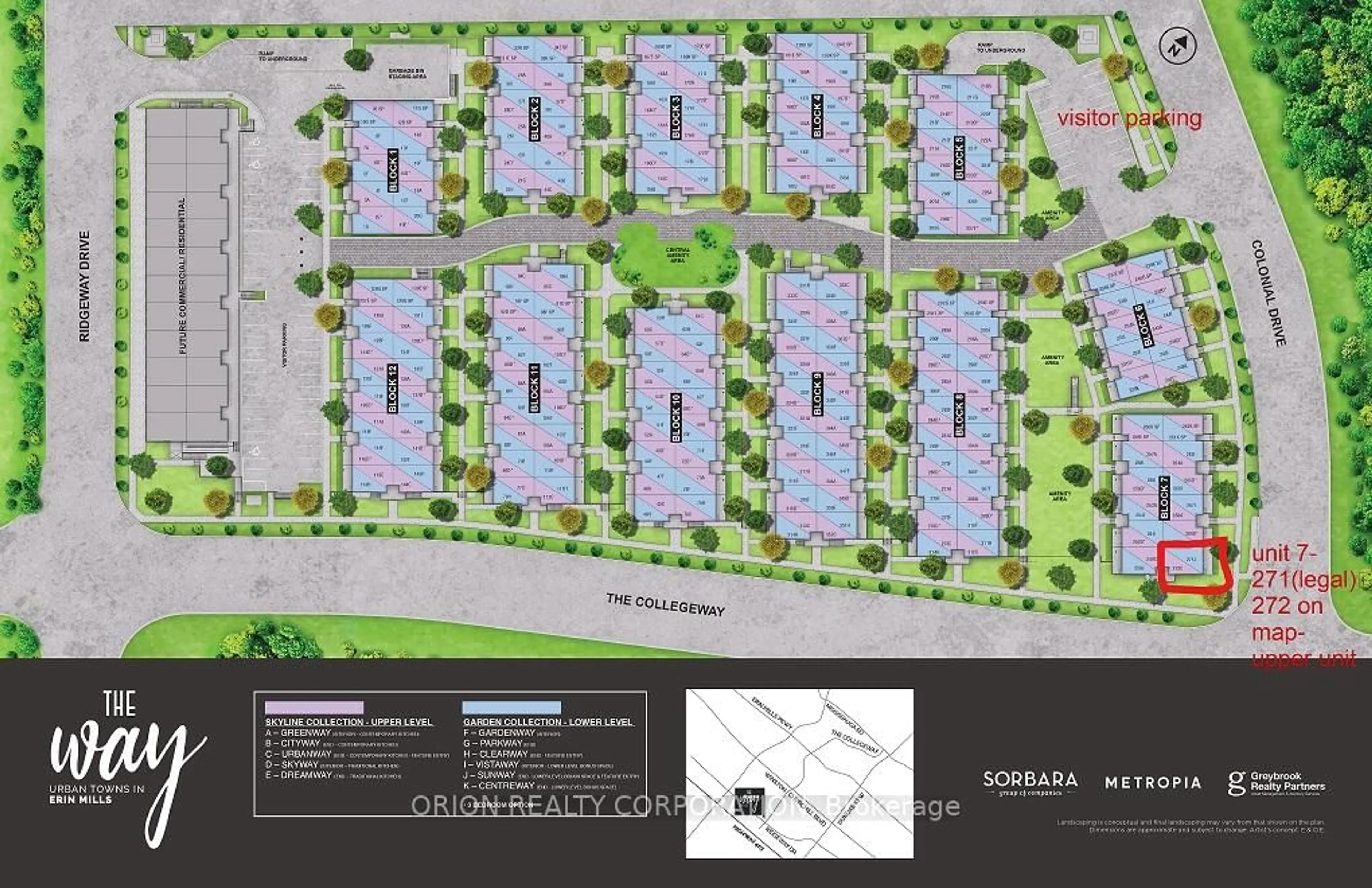 Floor plan for 3538 Colonial Dr #24, Mississauga Ontario L5L 5R9