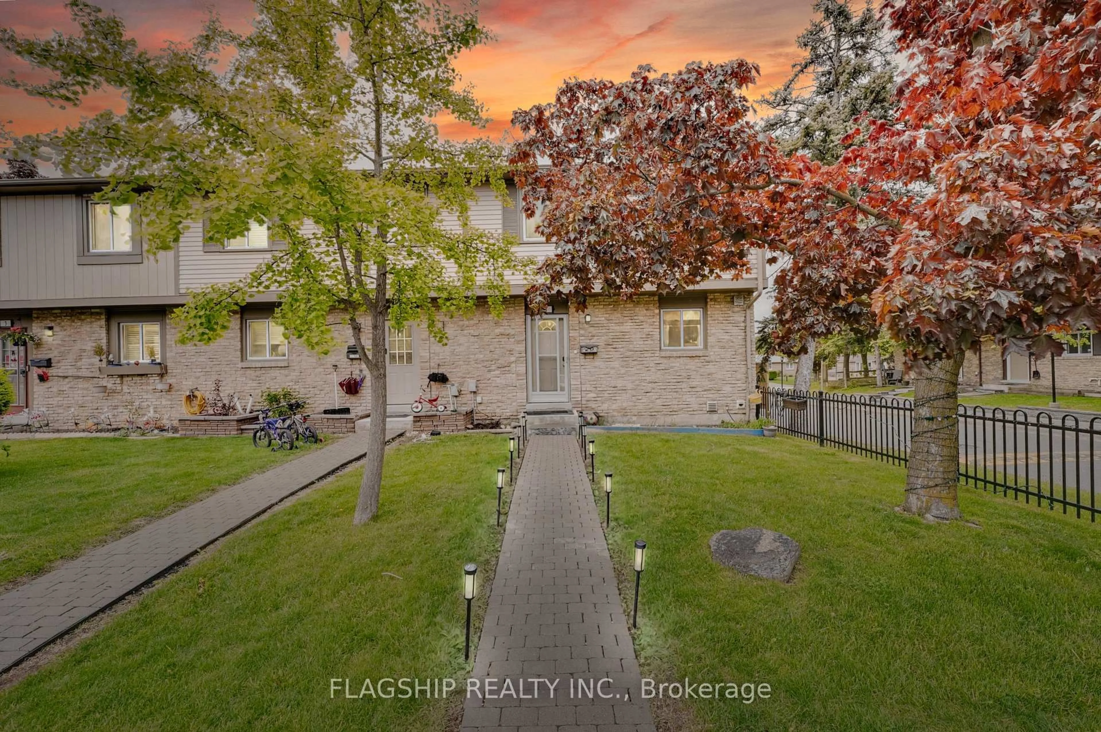 A pic from outside/outdoor area/front of a property/back of a property/a pic from drone, unknown for 57 Hansen Rd #1, Brampton Ontario L6V 3C6