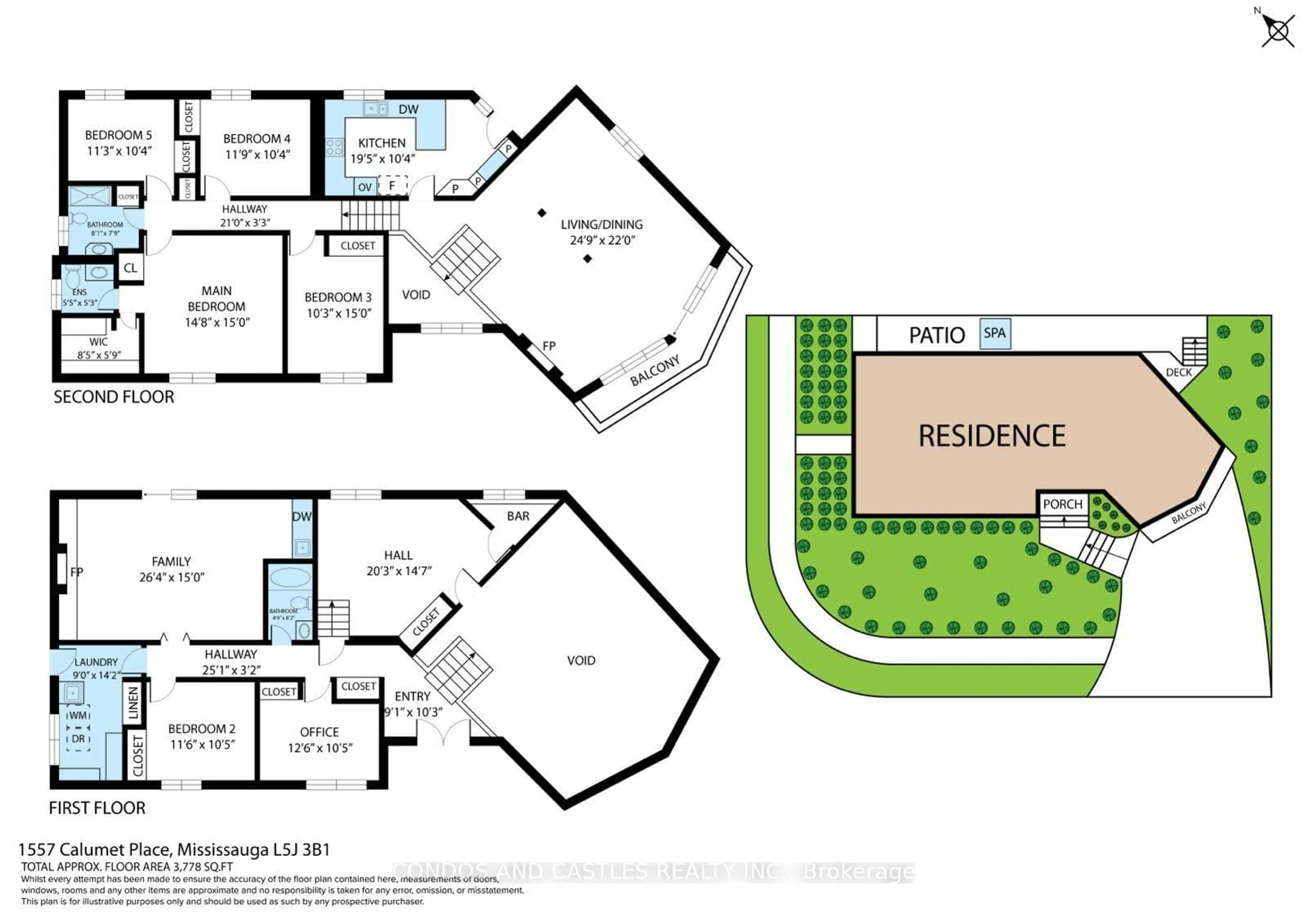 Floor plan for 1557 Calumet Pl, Mississauga Ontario L5J 3B1