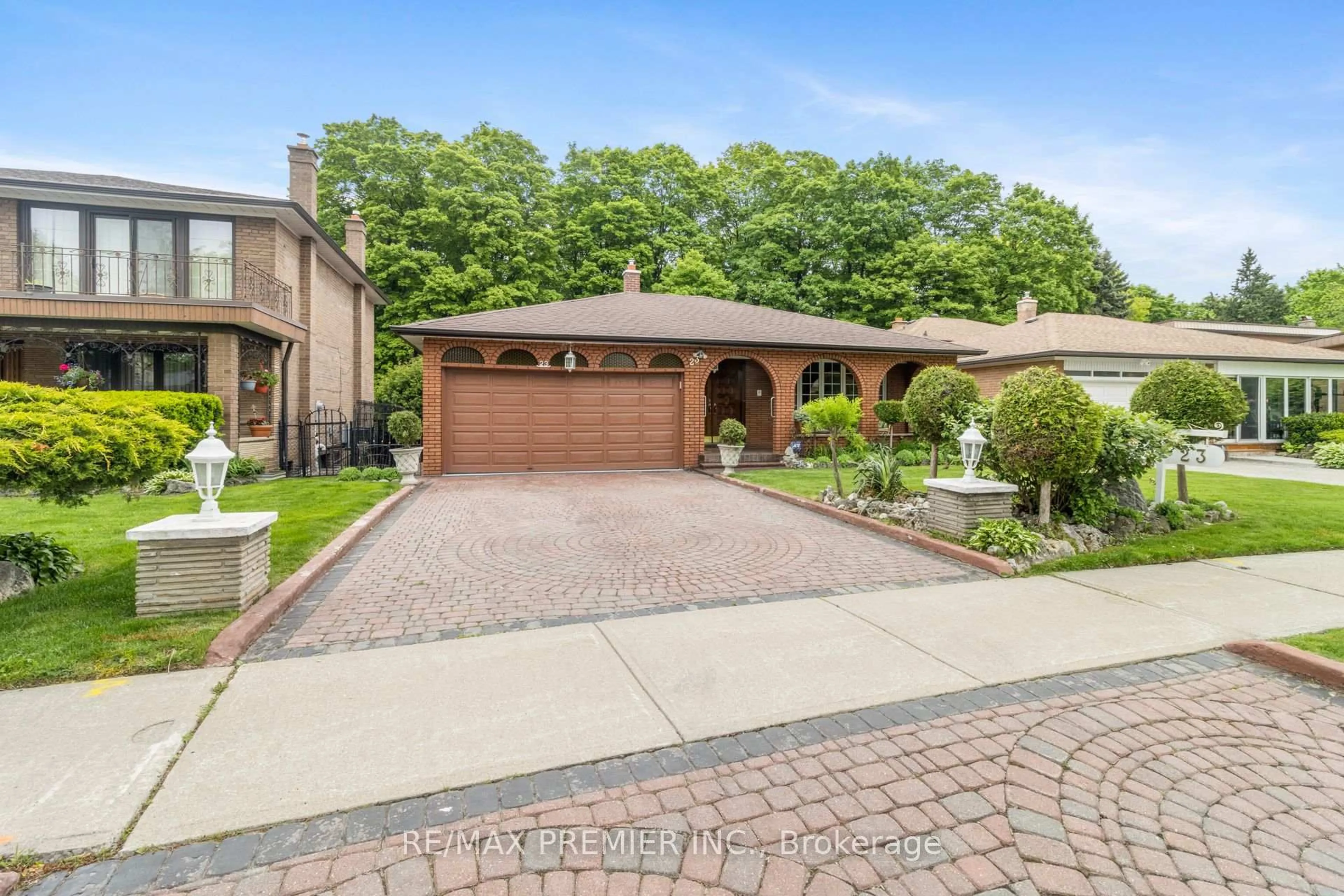 Home with brick exterior material, street for 23 Eldorado Crt, Toronto Ontario M3J 1W8