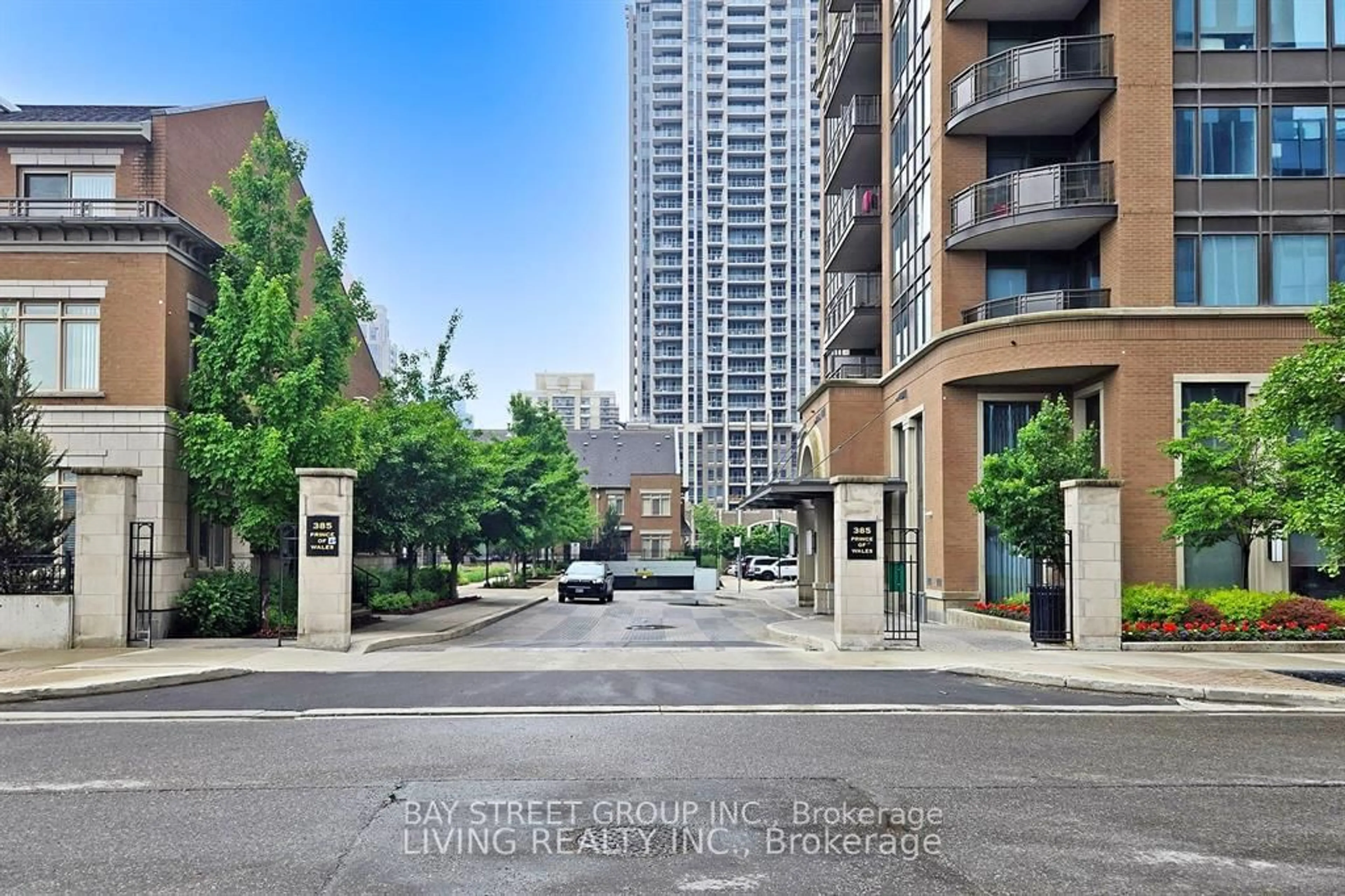 Patio, street for 385 Prince of Wales Dr #1807, Mississauga Ontario L5B 0C6
