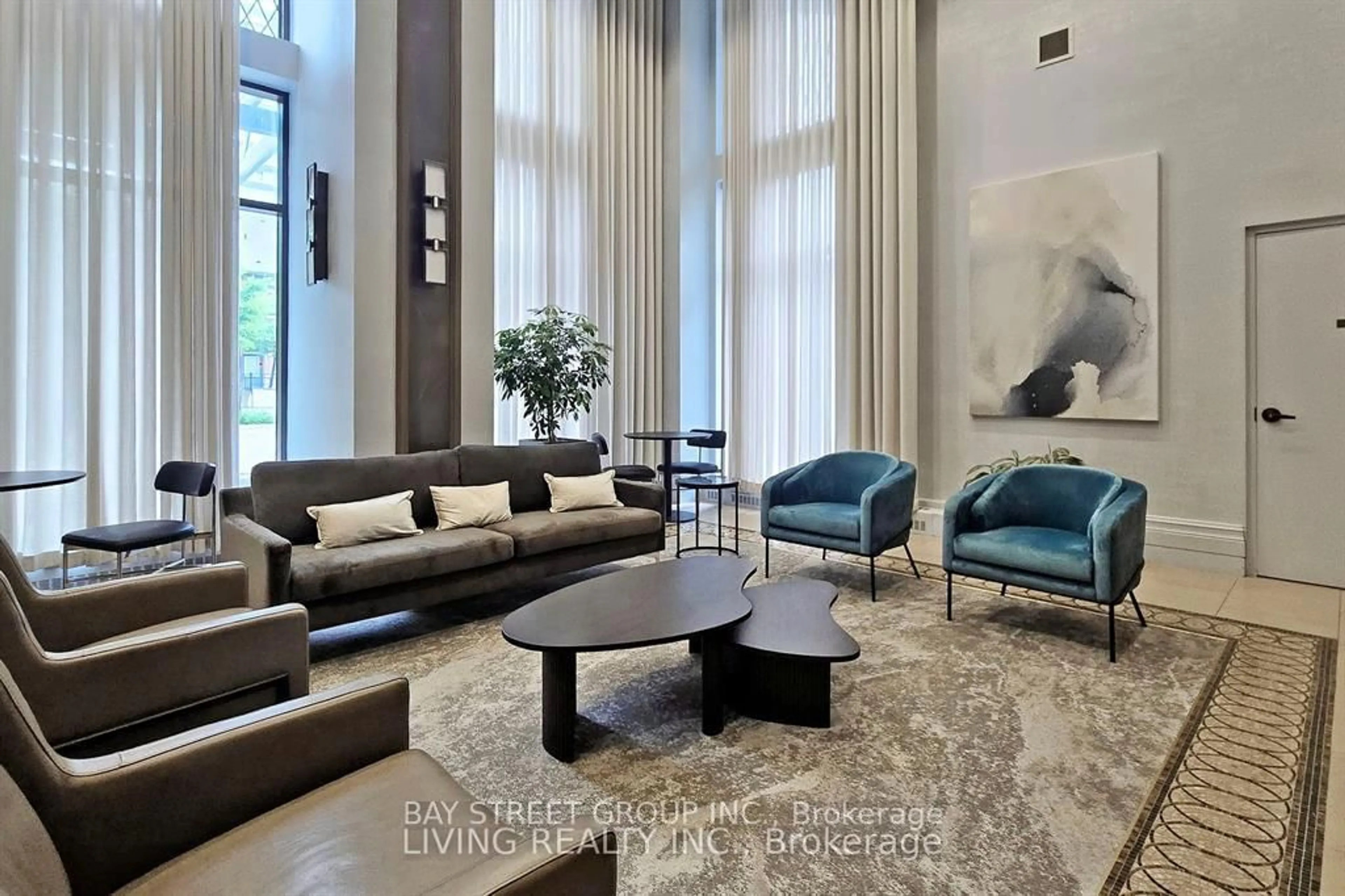Living room with furniture, unknown for 385 Prince of Wales Dr #1807, Mississauga Ontario L5B 0C6