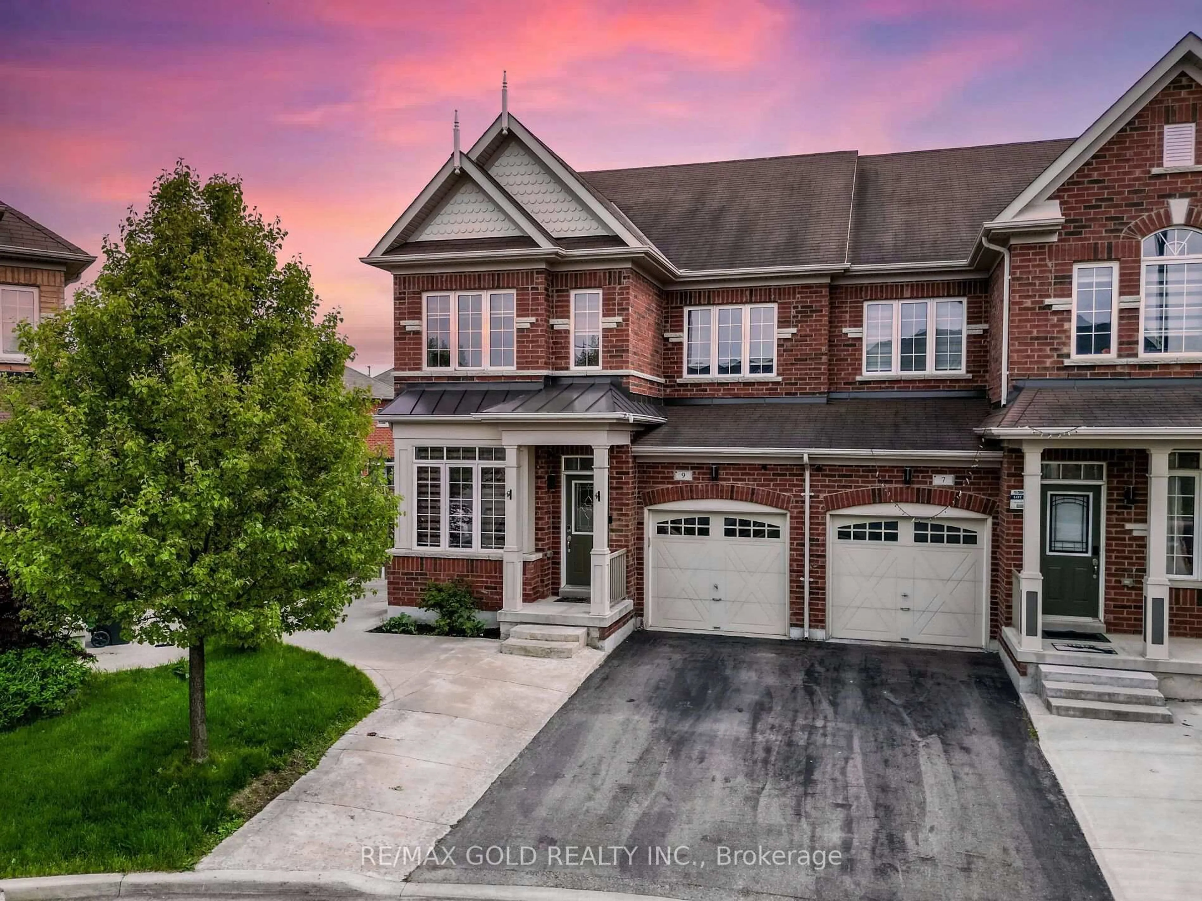 Home with brick exterior material, street for 9 Kempenfelt Tr, Brampton Ontario L7A 0Z6