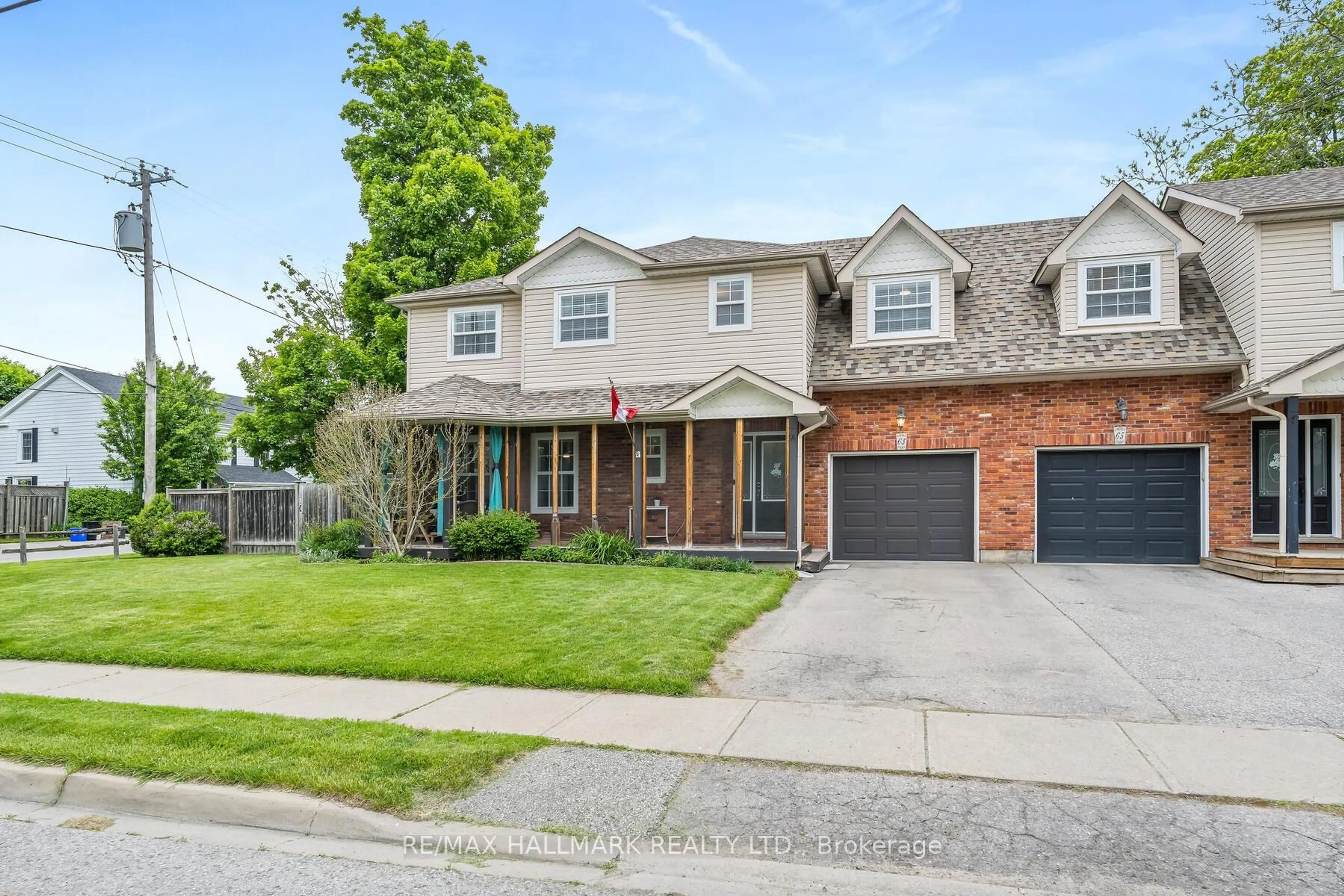 Home with brick exterior material, street for 63 Church St, Halton Hills Ontario L7J 1K8