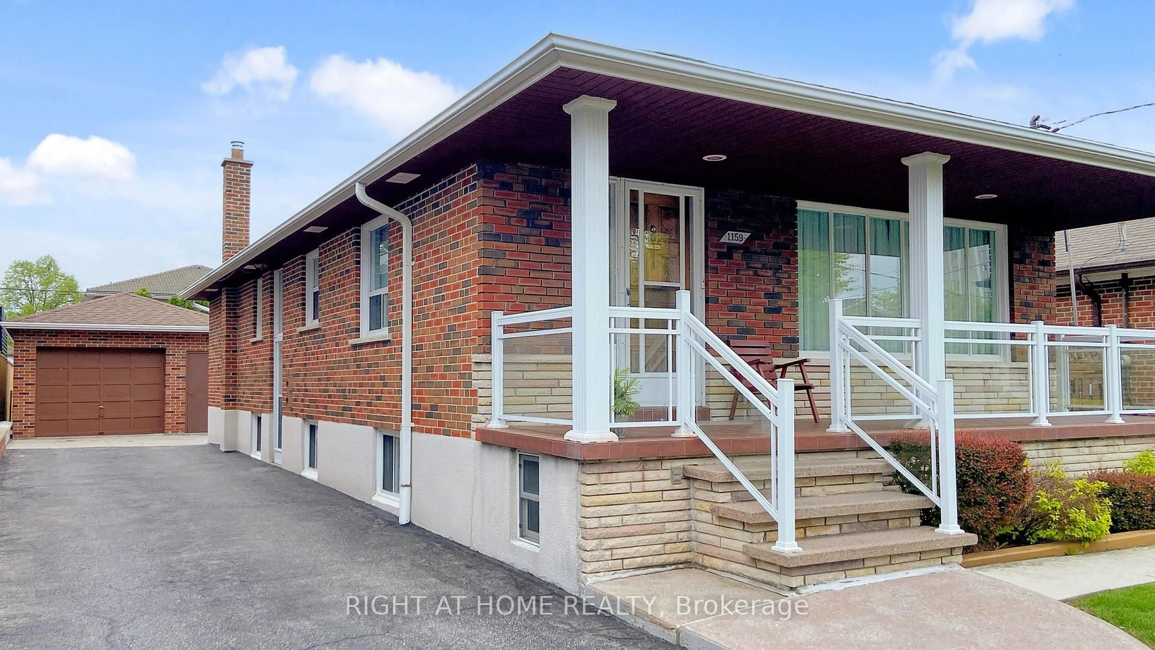 Home with brick exterior material, building for 1159 Glengrove Ave, Toronto Ontario M6B 2K5