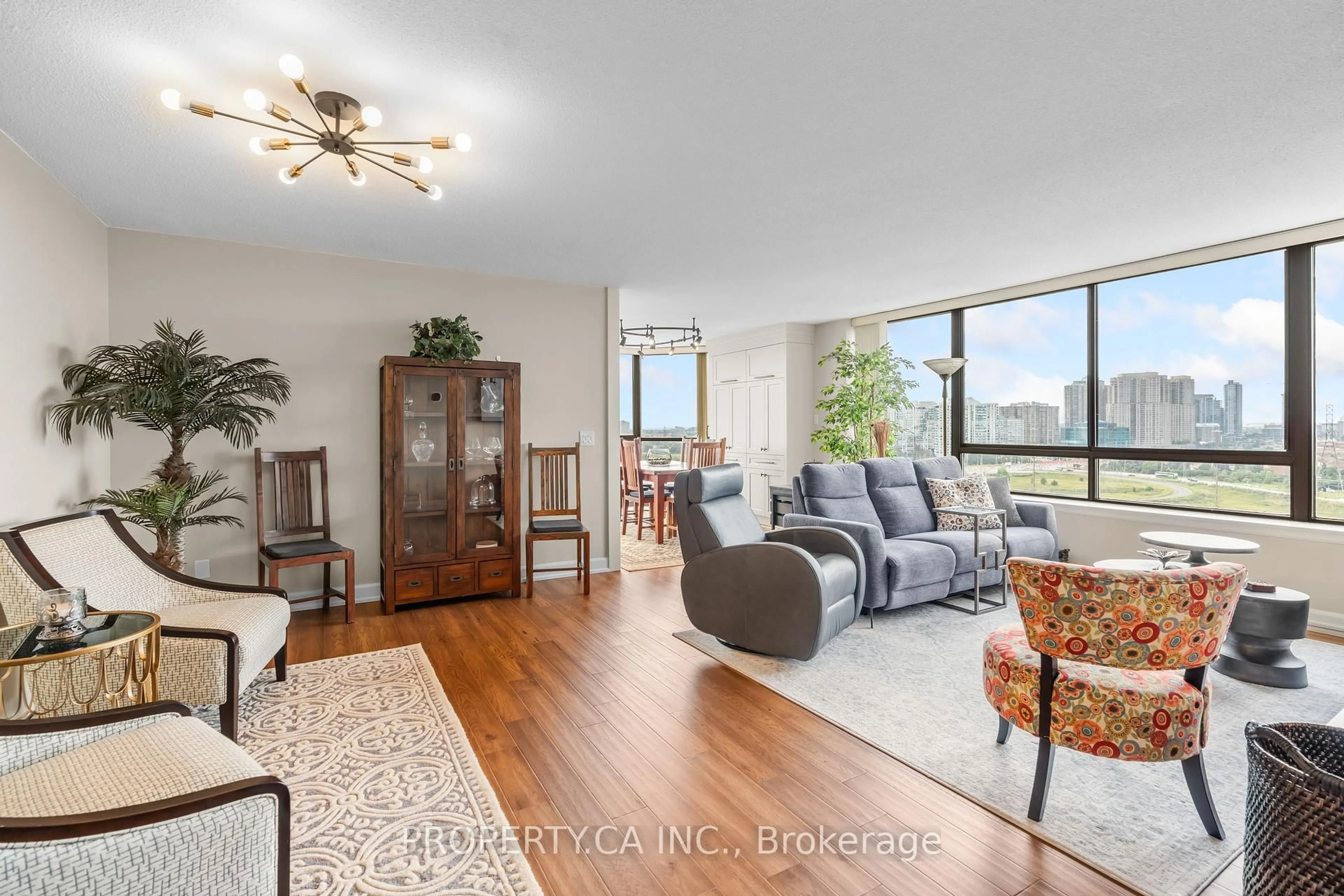 Living room with furniture, unknown for 4235 Sherwoodtowne Blvd #1808, Mississauga Ontario L4Z 1W3