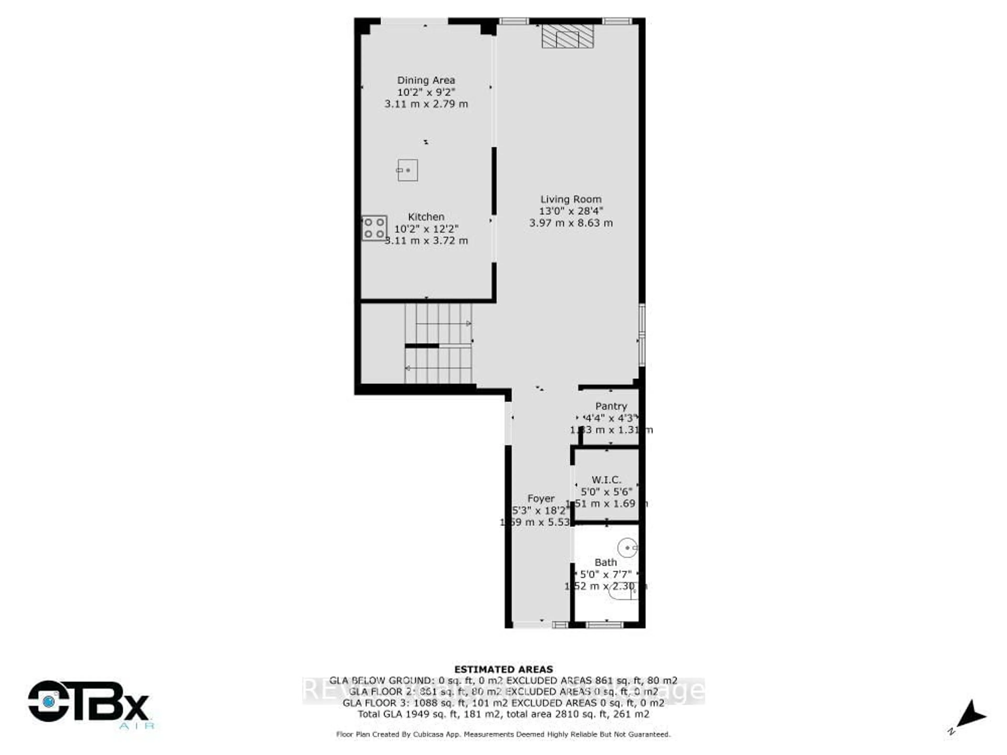 Floor plan for 5300 Picketts Way, Burlington Ontario L7L 7J6