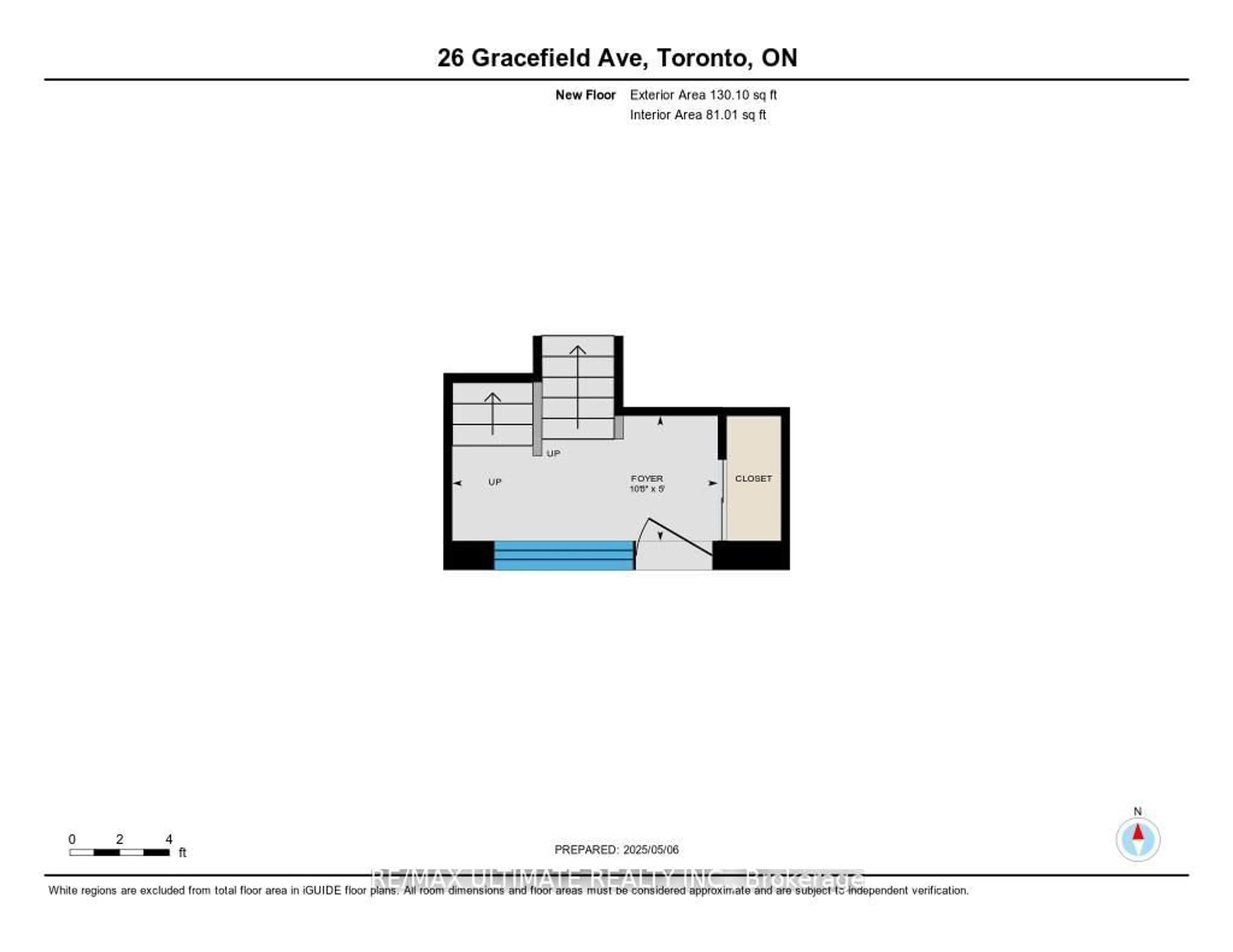 Floor plan for 26 Gracefield Ave, Toronto Ontario M6L 1L1