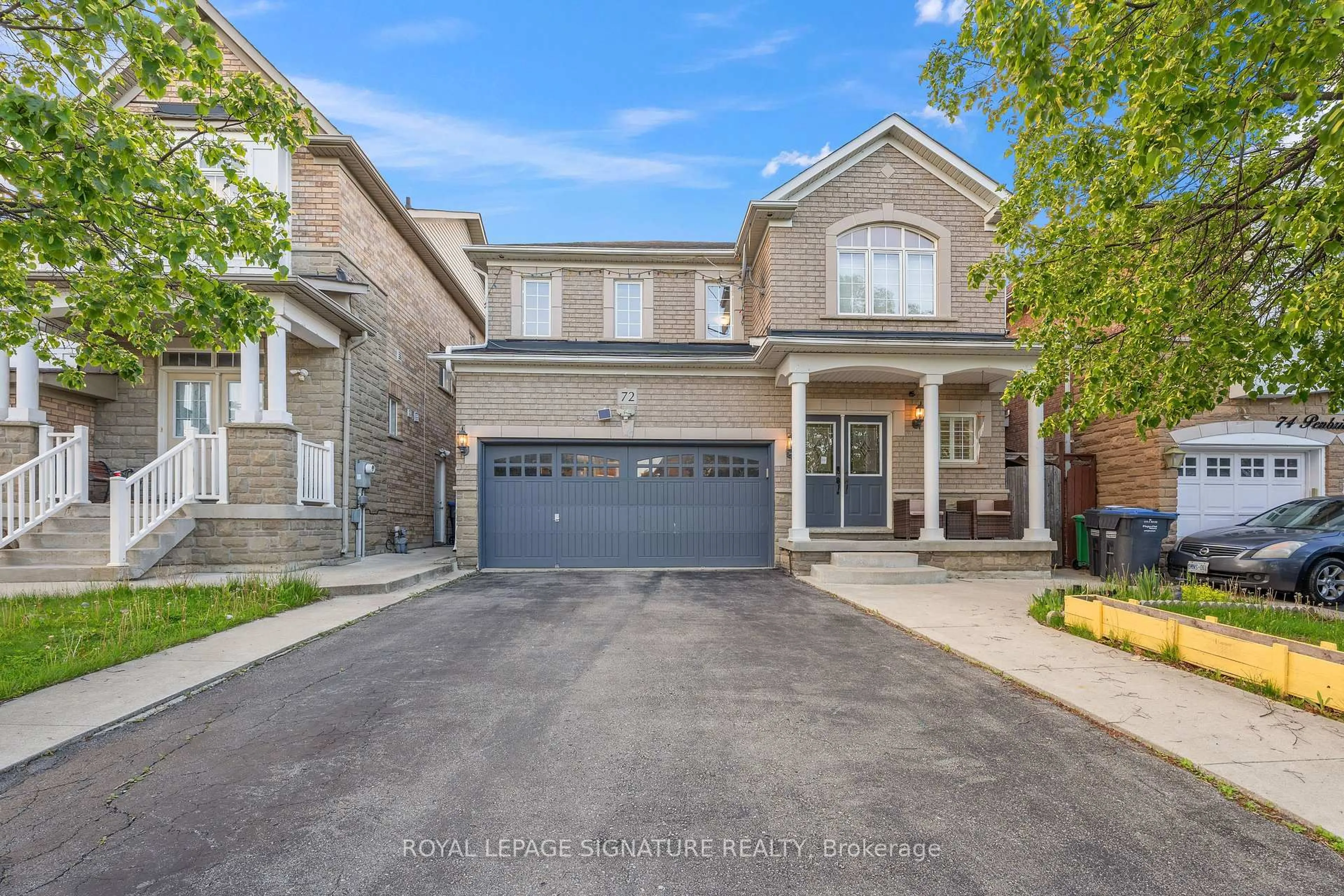 Home with brick exterior material, street for 72 Penbridge Circ, Brampton Ontario L7A 2R1