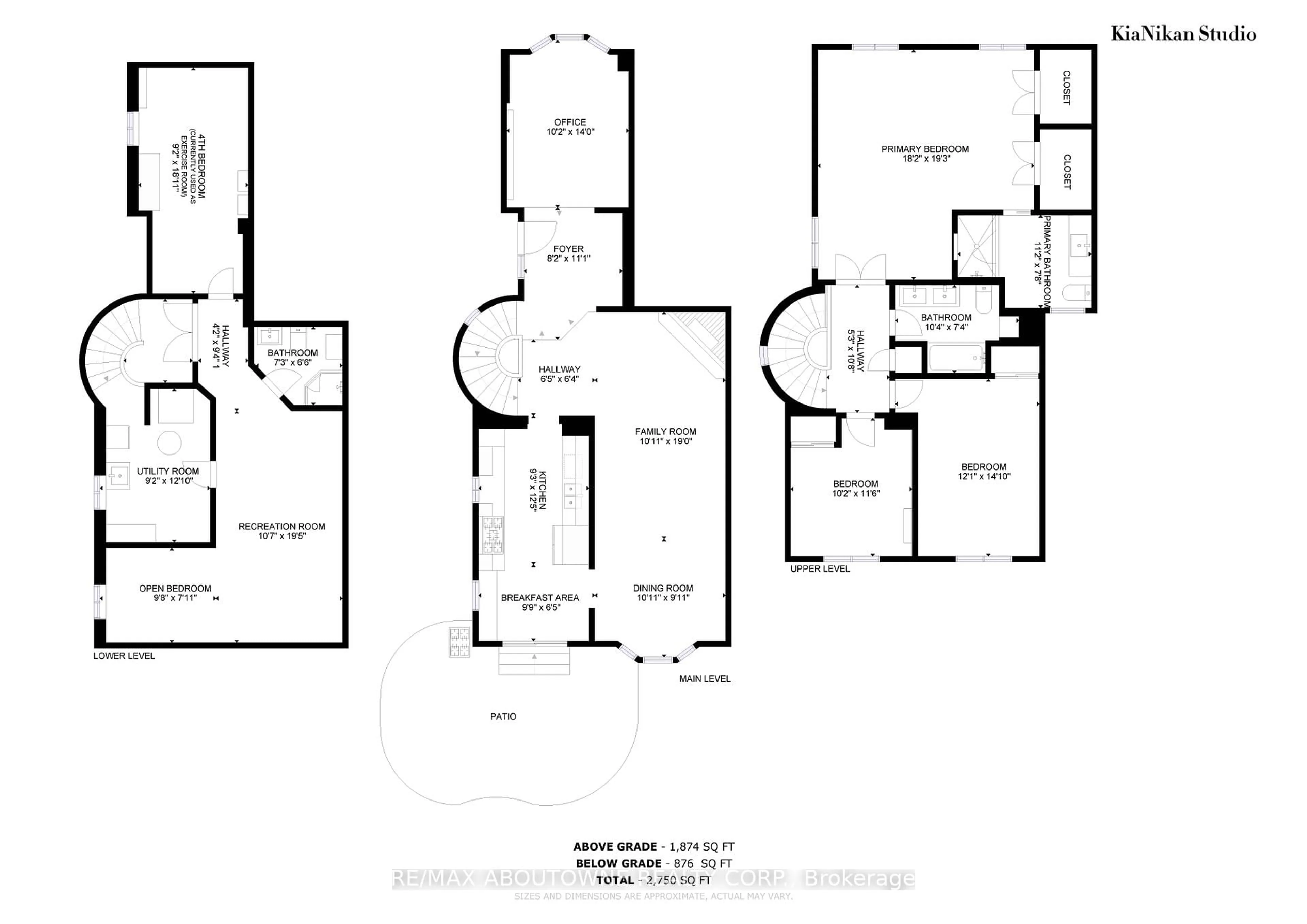 Floor plan for 1116 Springbrook Cres, Oakville Ontario L6M 2C8