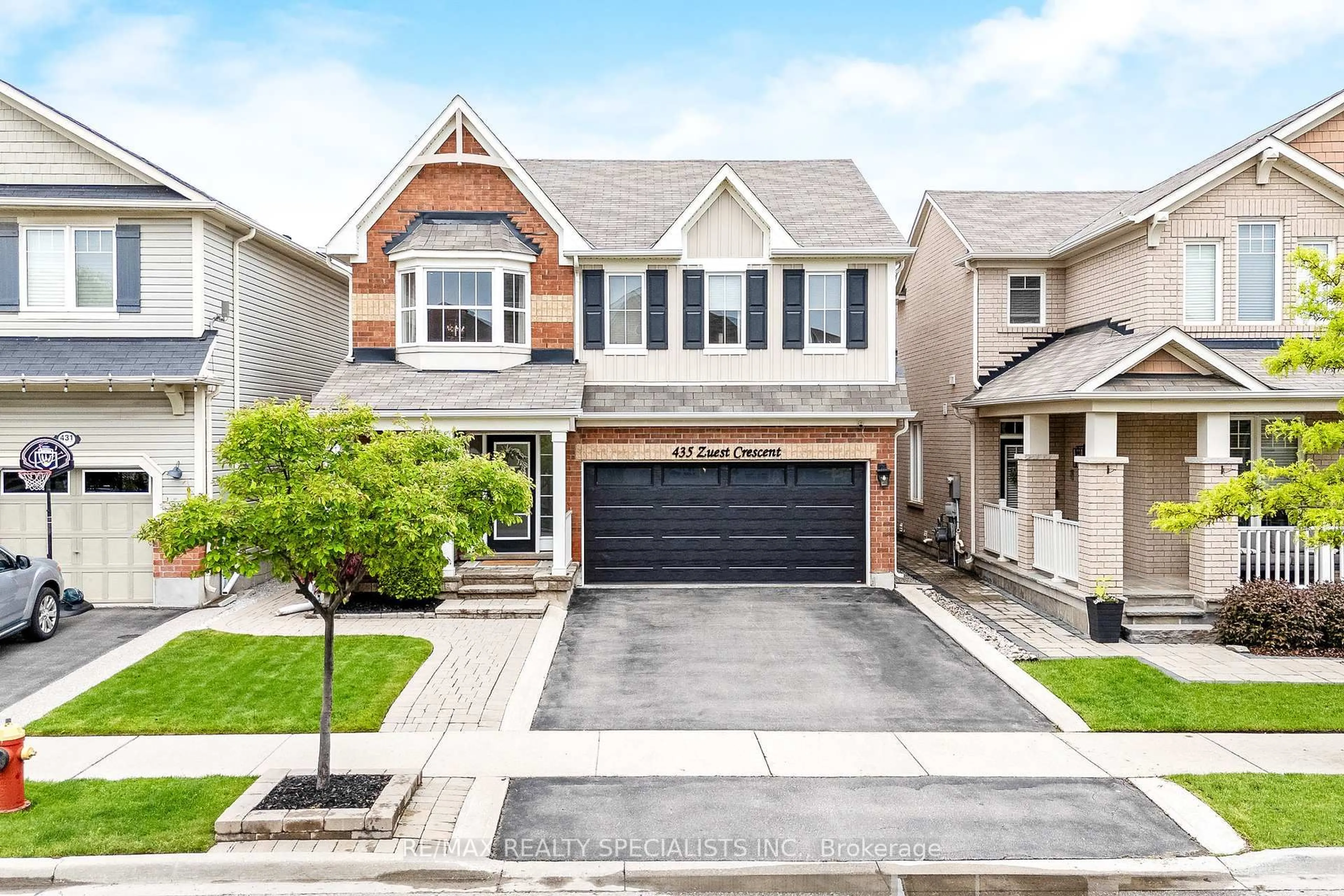 Home with brick exterior material, street for 435 Zuest Cres, Milton Ontario L9T 8E7