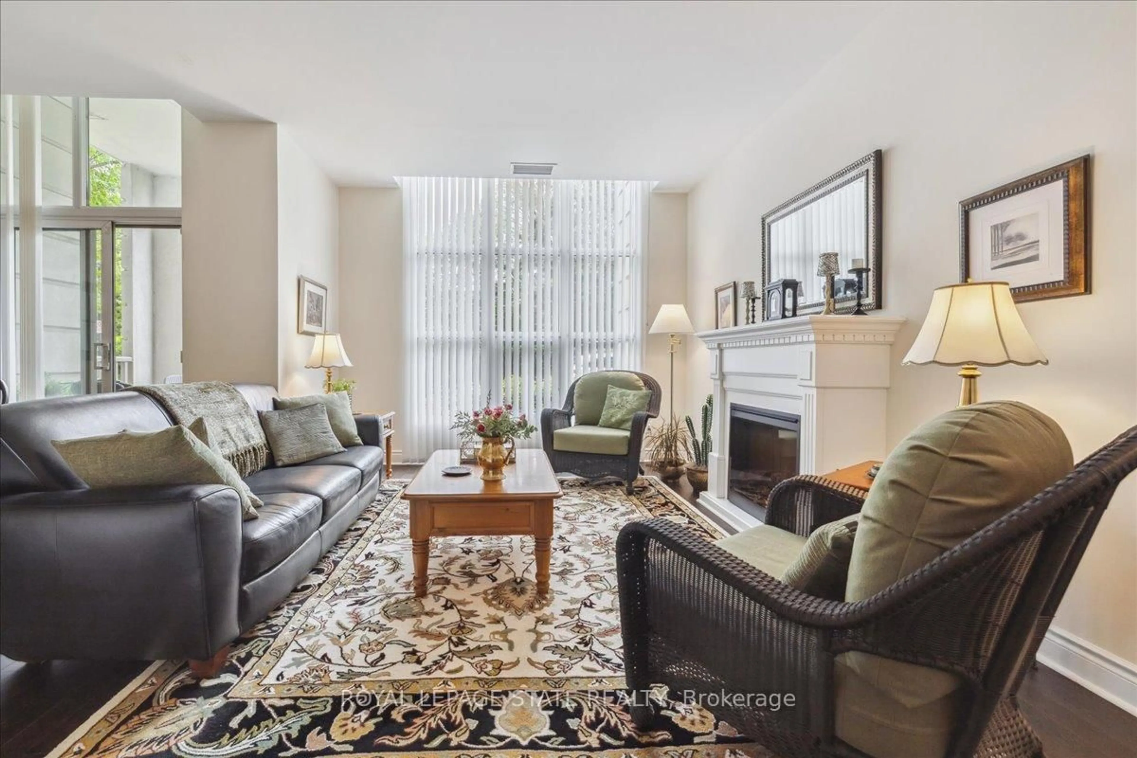 Living room with furniture, unknown for 442 Maple Ave #102, Burlington Ontario L7S 2L7