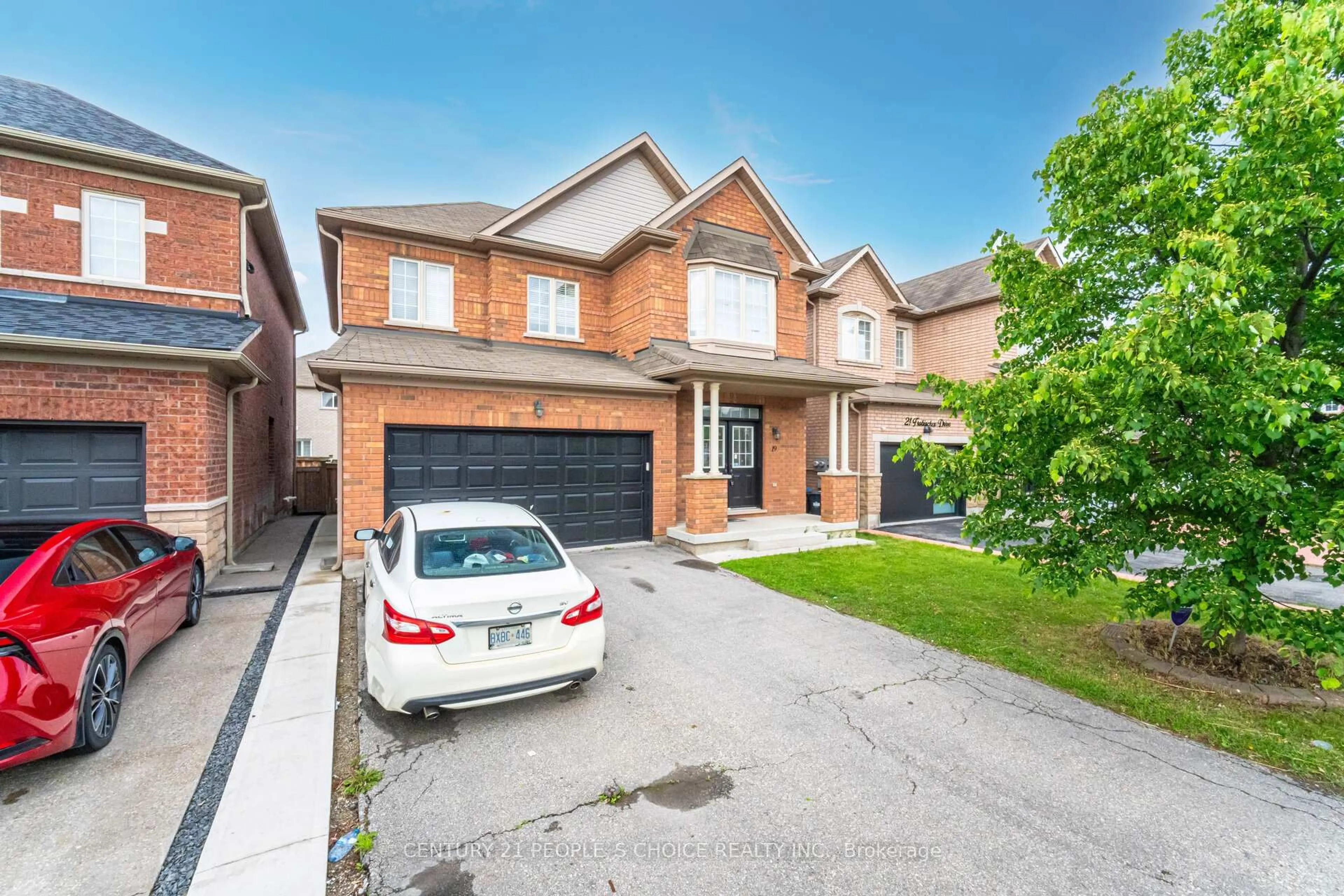 Home with brick exterior material, street for 19 Frobischer Dr, Brampton Ontario L6R 0L4