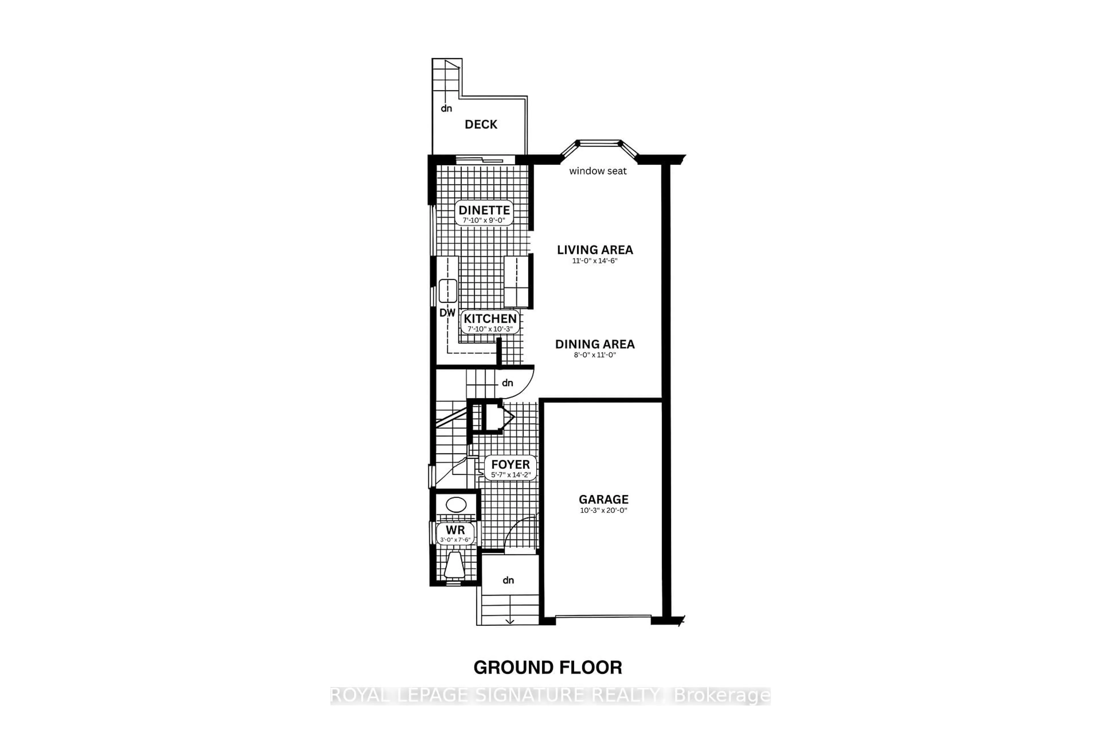Floor plan for 592 Galloway Cres, Mississauga Ontario L5C 4G6