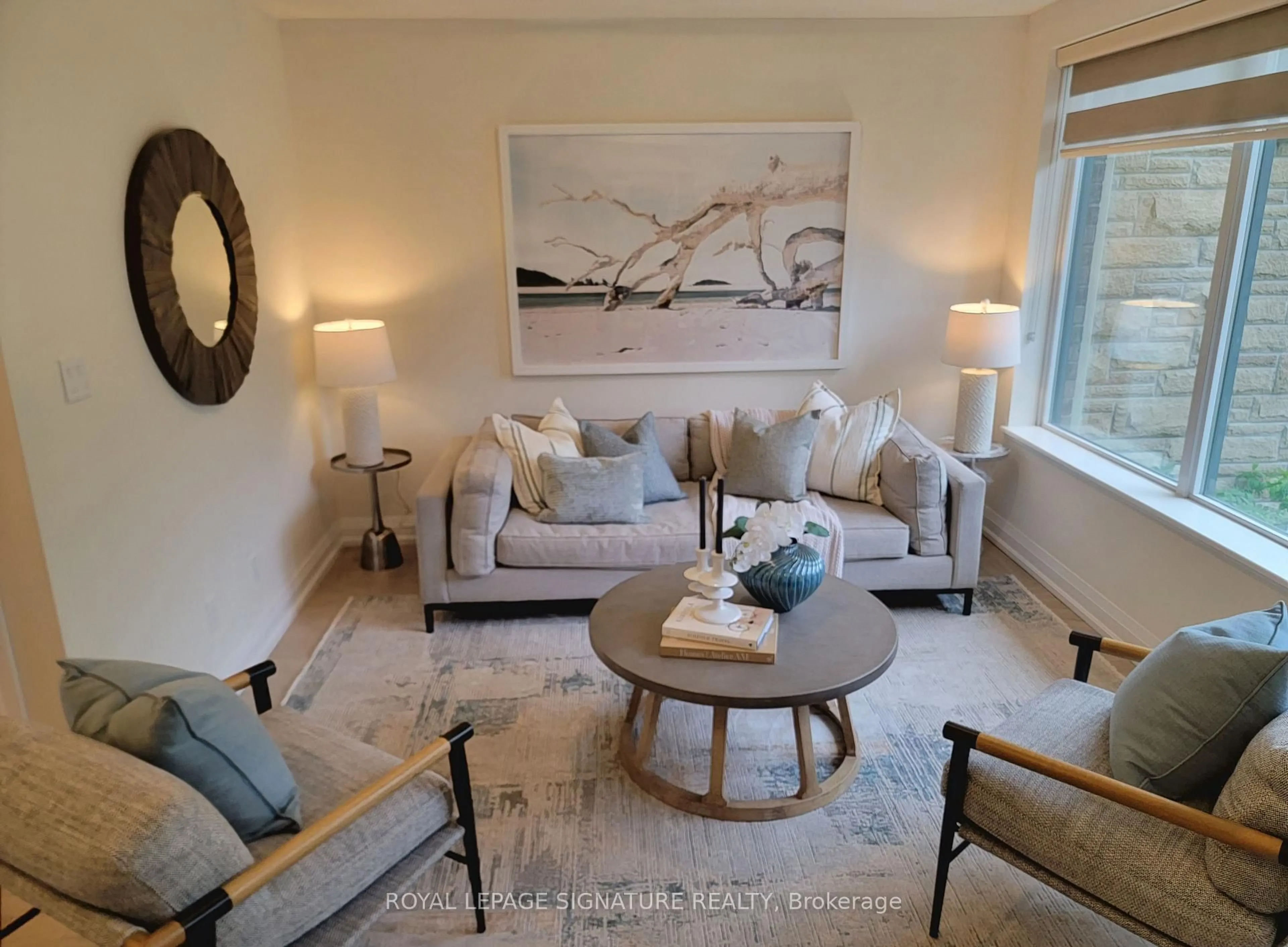 Living room with furniture, unknown for 130 Little Creek Rd #2, Mississauga Ontario L5R 1P8