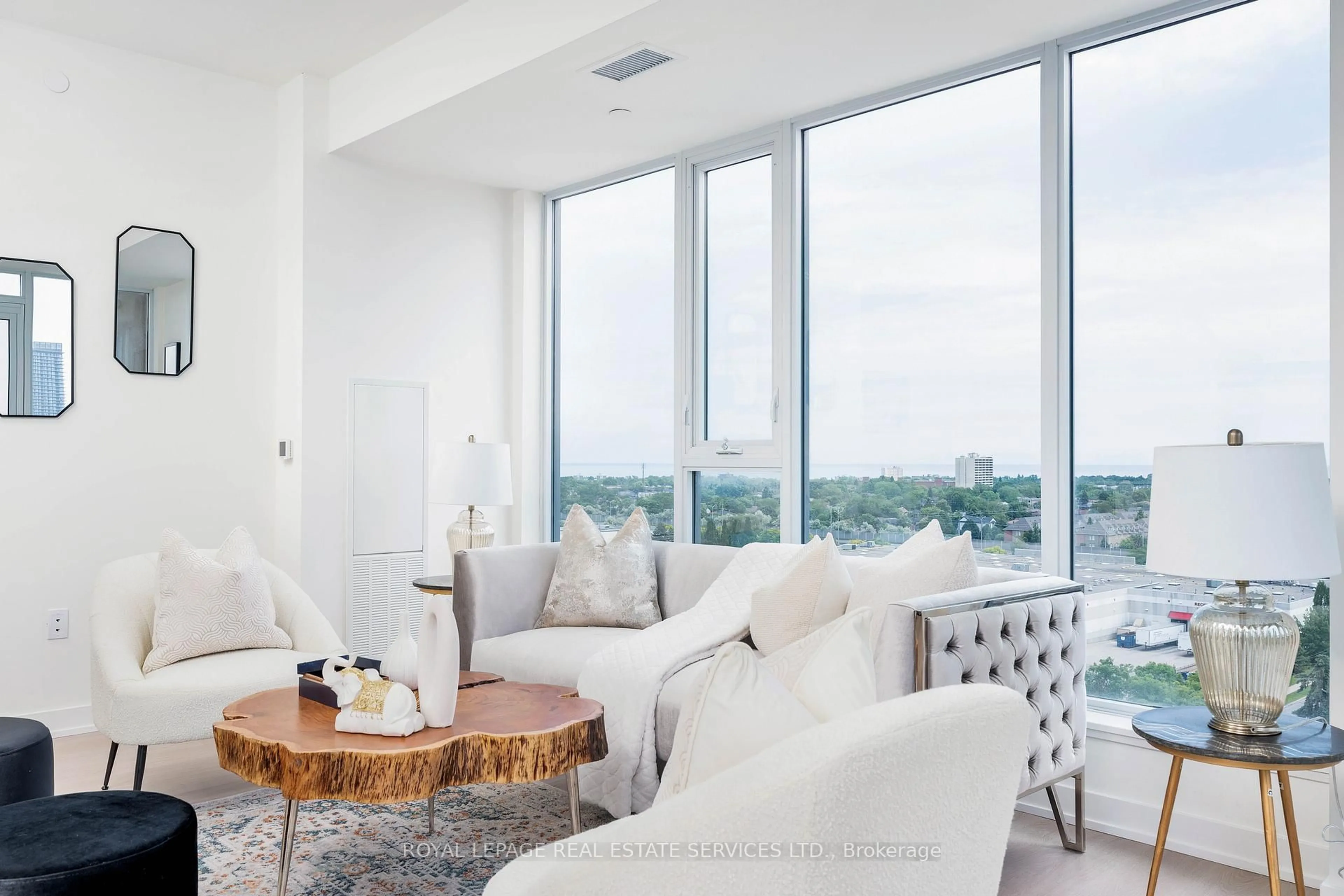 Living room with furniture, unknown for 859 The Queensway N/A #403, Toronto Ontario M8Z 1N8