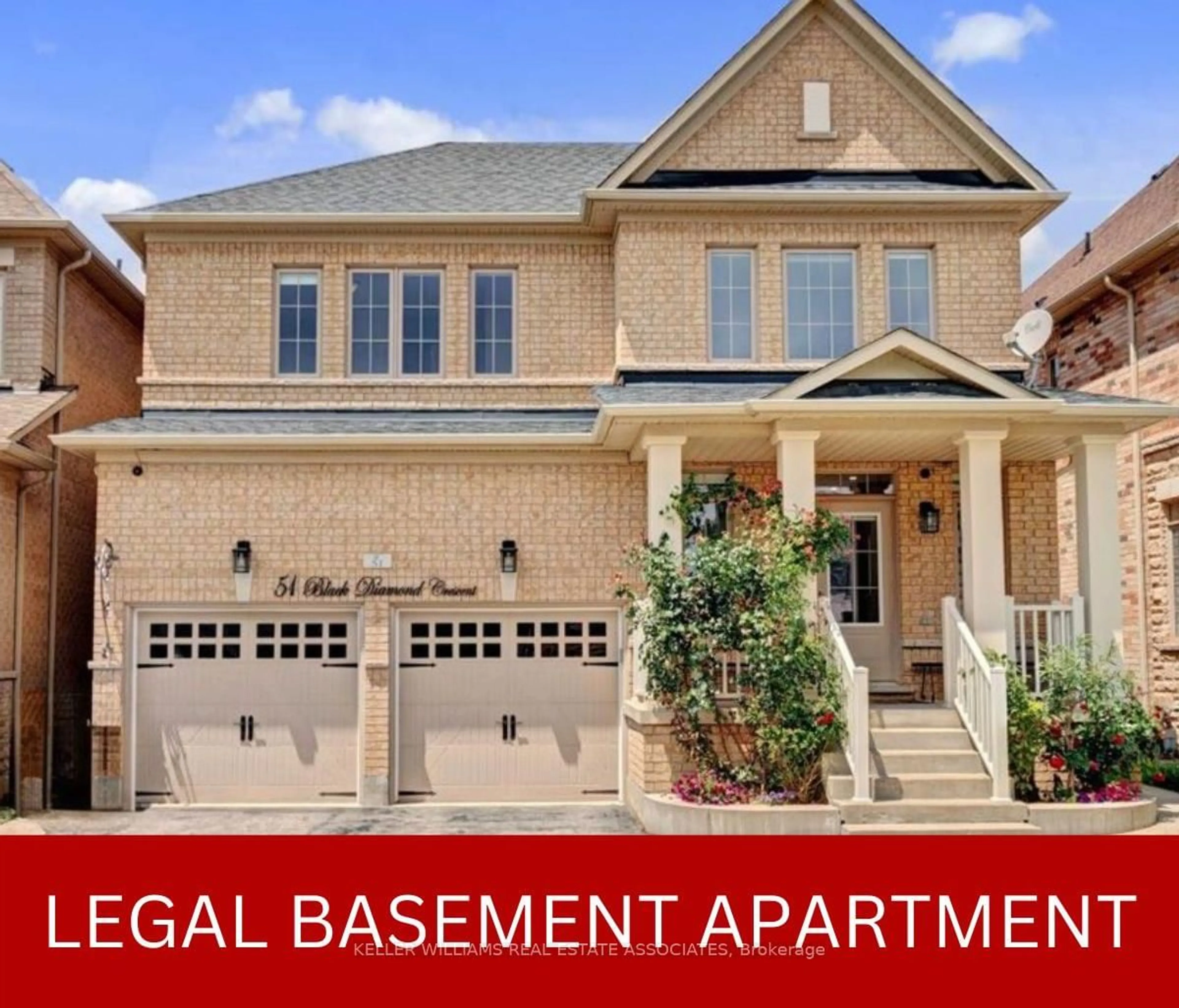Home with brick exterior material, street for 51 Black Diamond Cres, Brampton Ontario L6X 1A2