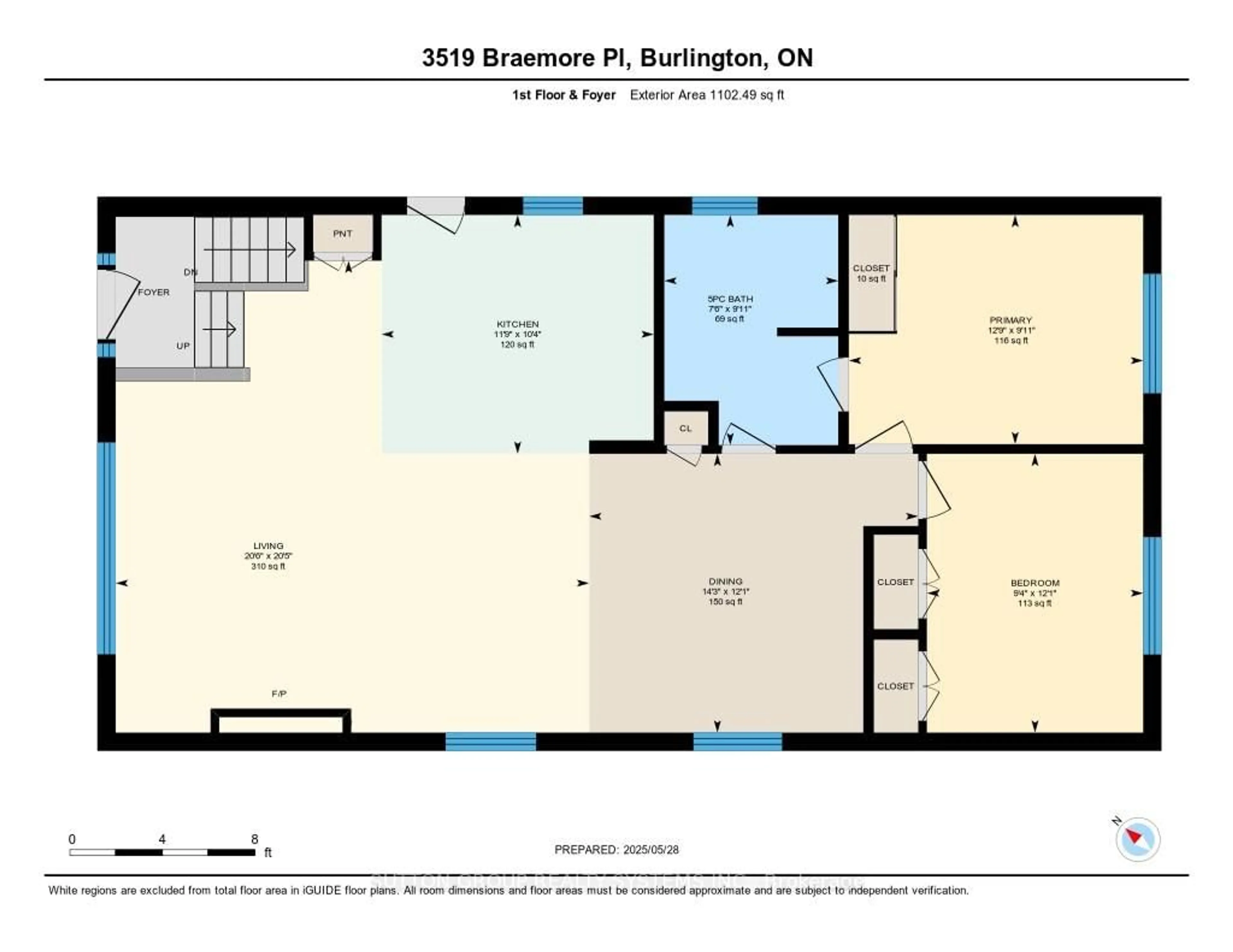 Floor plan for 3519 Braemore Pl, Burlington Ontario L7N 2N1