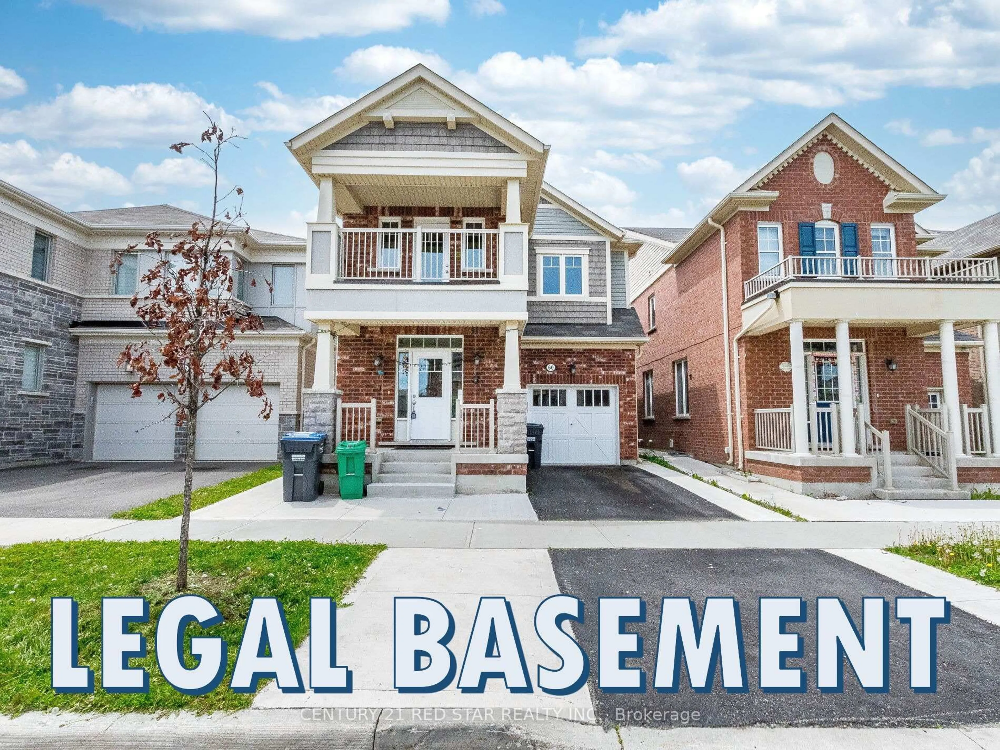 Home with brick exterior material, street for 60 Callandar Rd, Brampton Ontario L7A 4T8