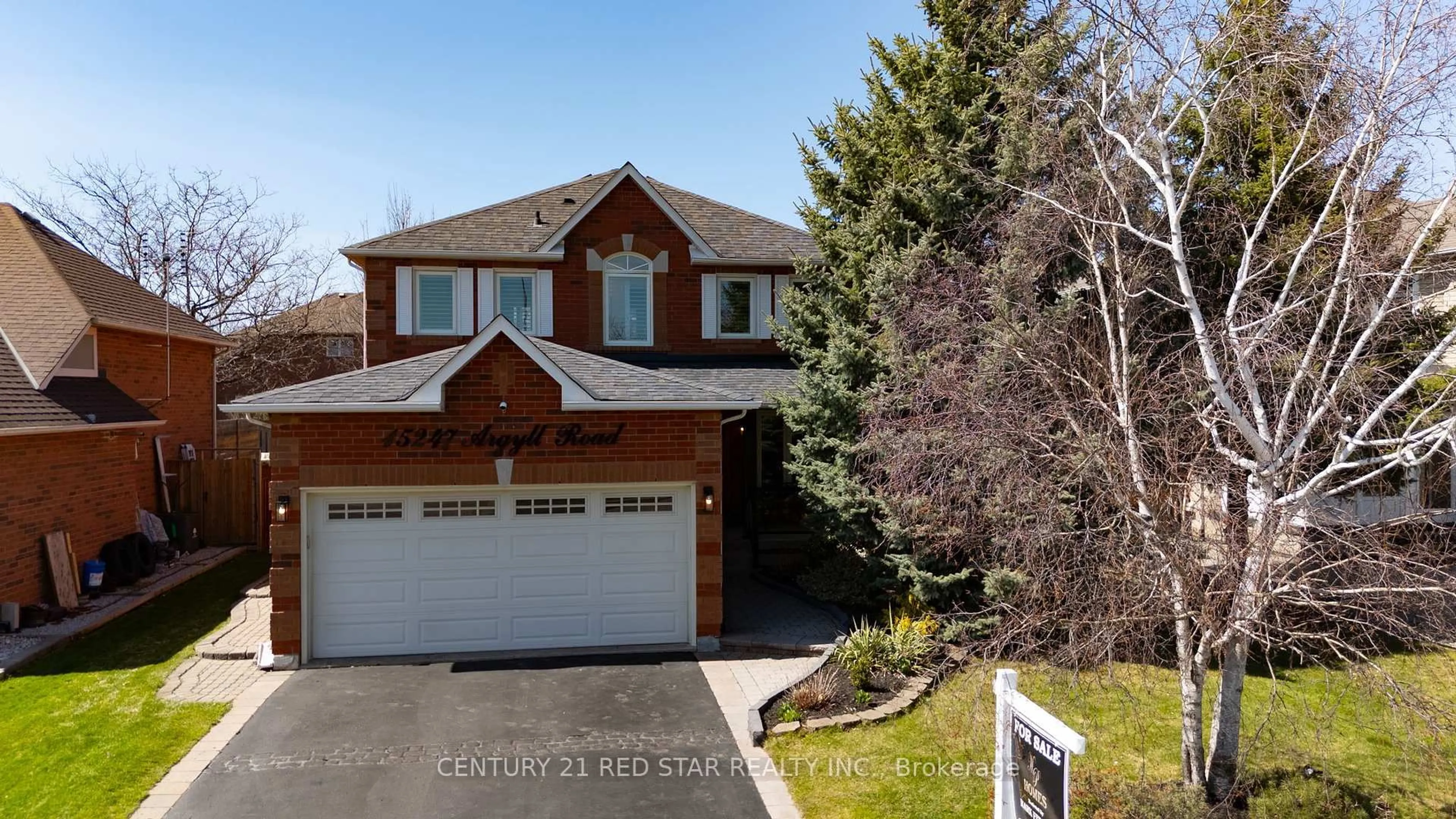 Home with brick exterior material, street for 15247 Argyll Rd, Halton Hills Ontario L7G 5N8