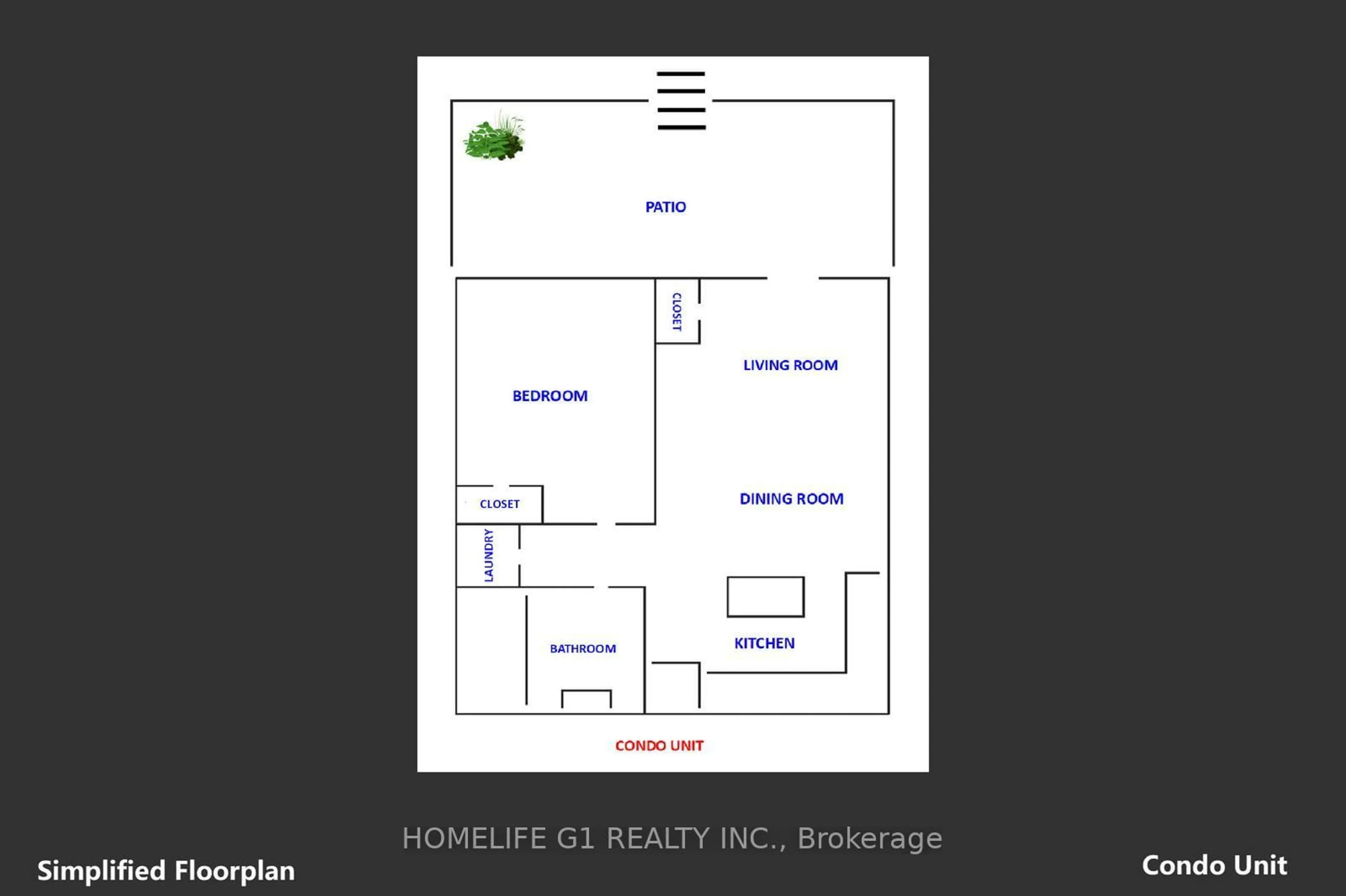 Floor plan for 6B-867 Wilson Ave, Toronto Ontario M3K 0A4