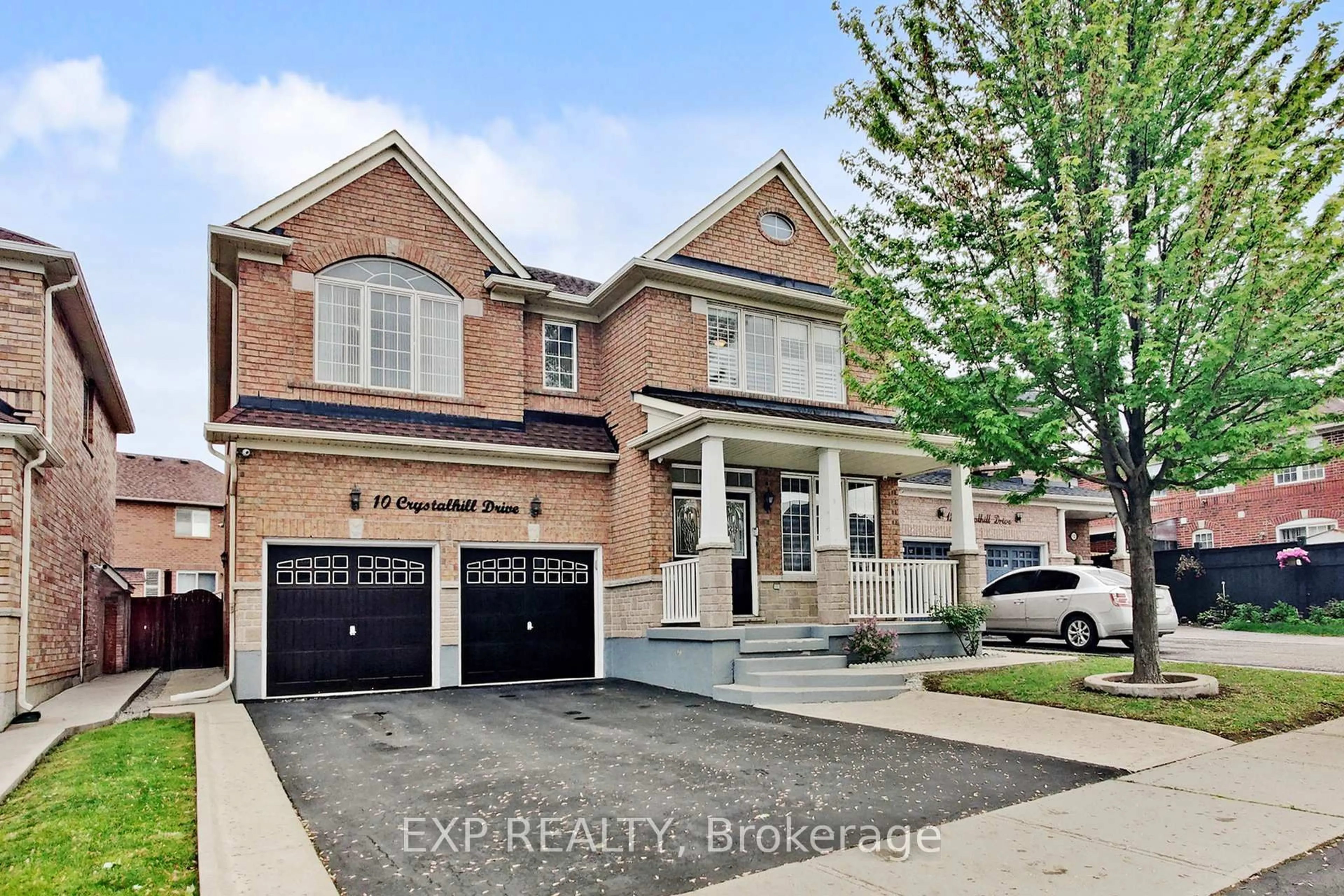 Home with brick exterior material, street for 10 Crystalhill Dr, Brampton Ontario L6P 2T1