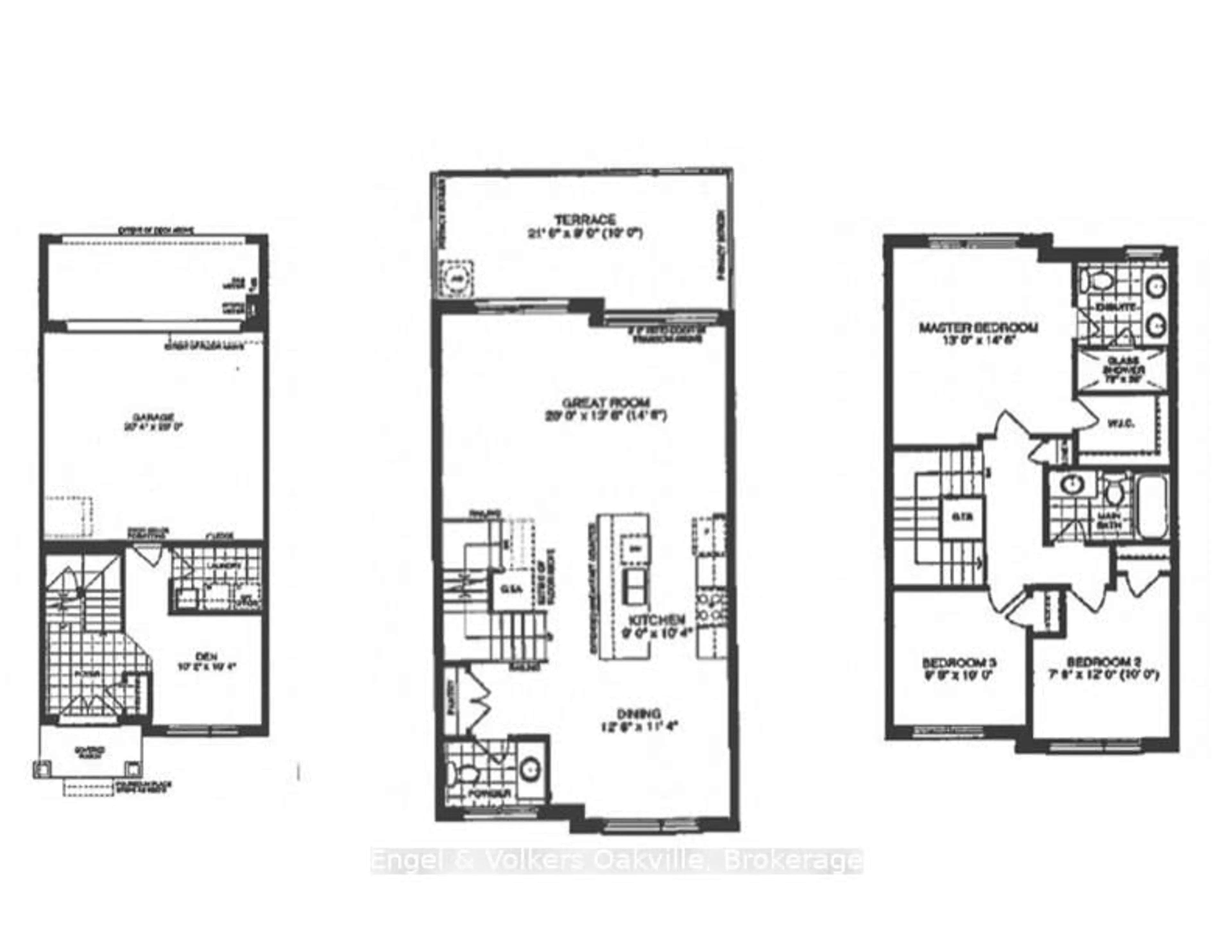Floor plan for 2481 Badger Cres #2, Oakville Ontario L6M 5M1