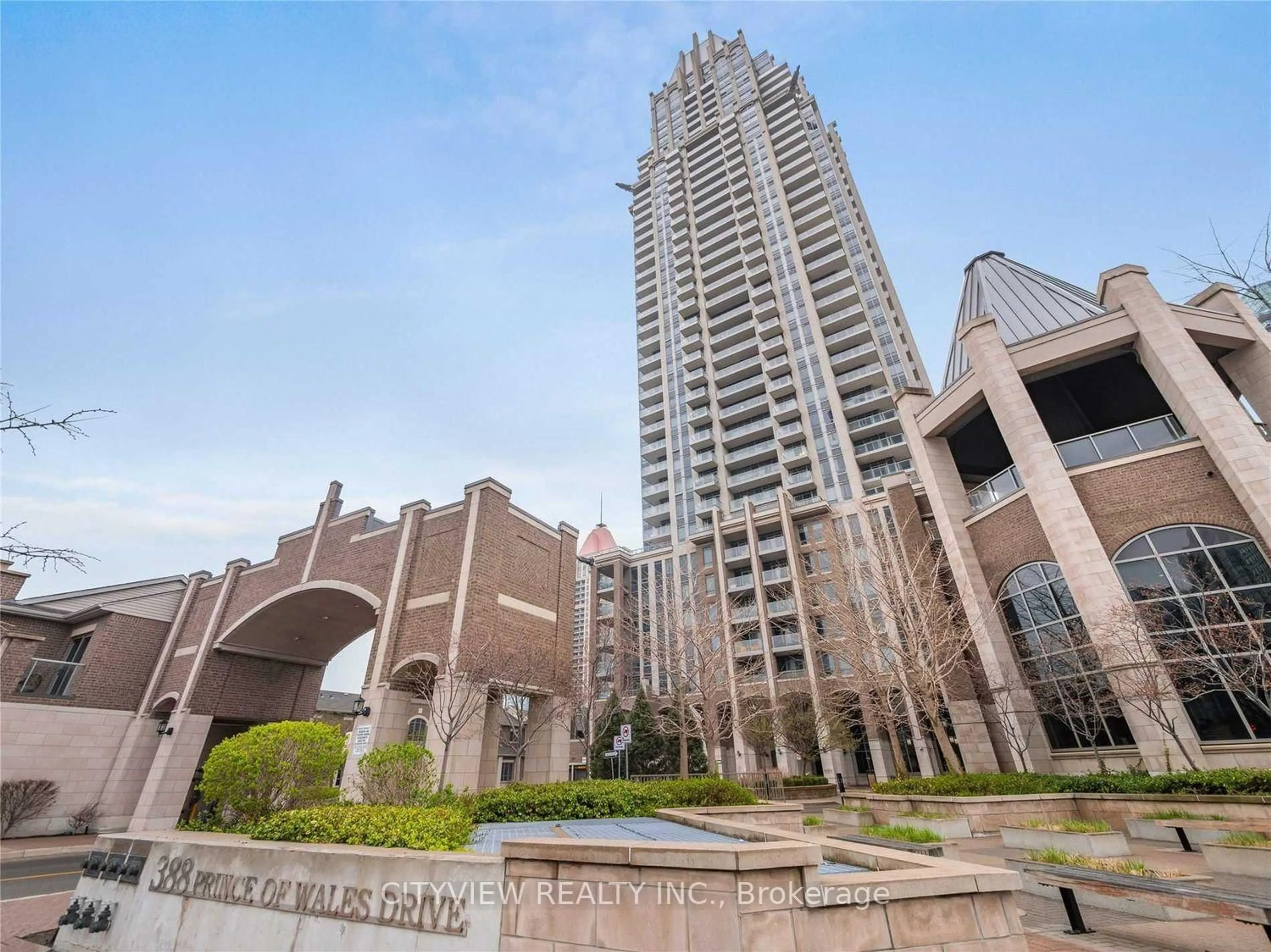 Indoor foyer for 388 Prince Of Wales Dr #1805, Mississauga Ontario L5B 0A1