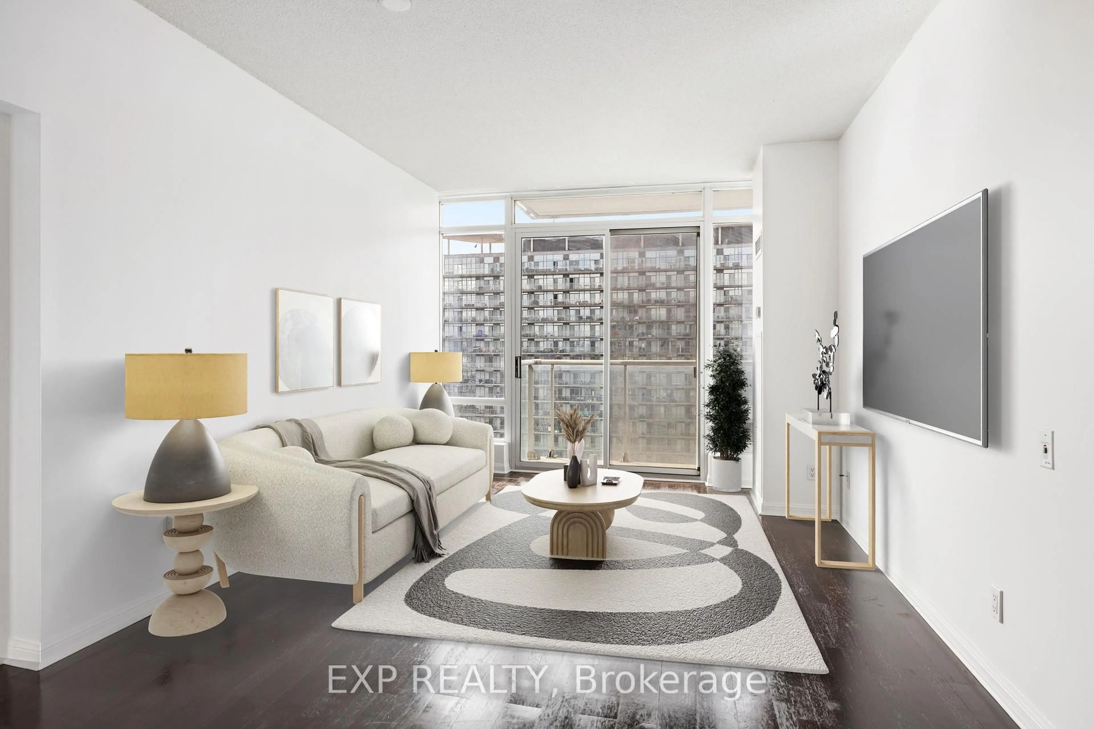 Living room with furniture, unknown for 15 Windermere Ave #2501, Toronto Ontario M6S 5A2