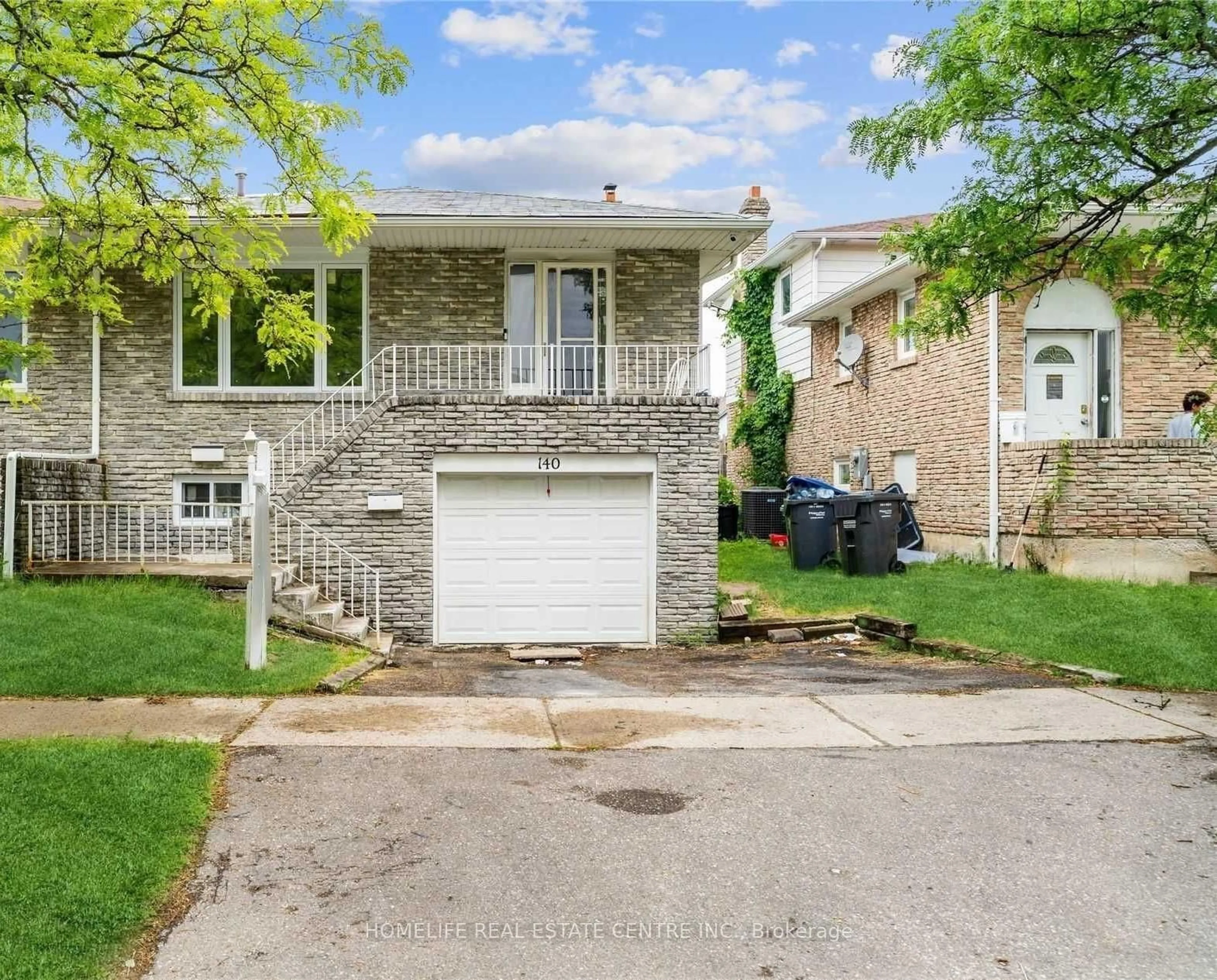 Home with brick exterior material, street for 140 Abell Dr, Brampton Ontario L6V 2Z8