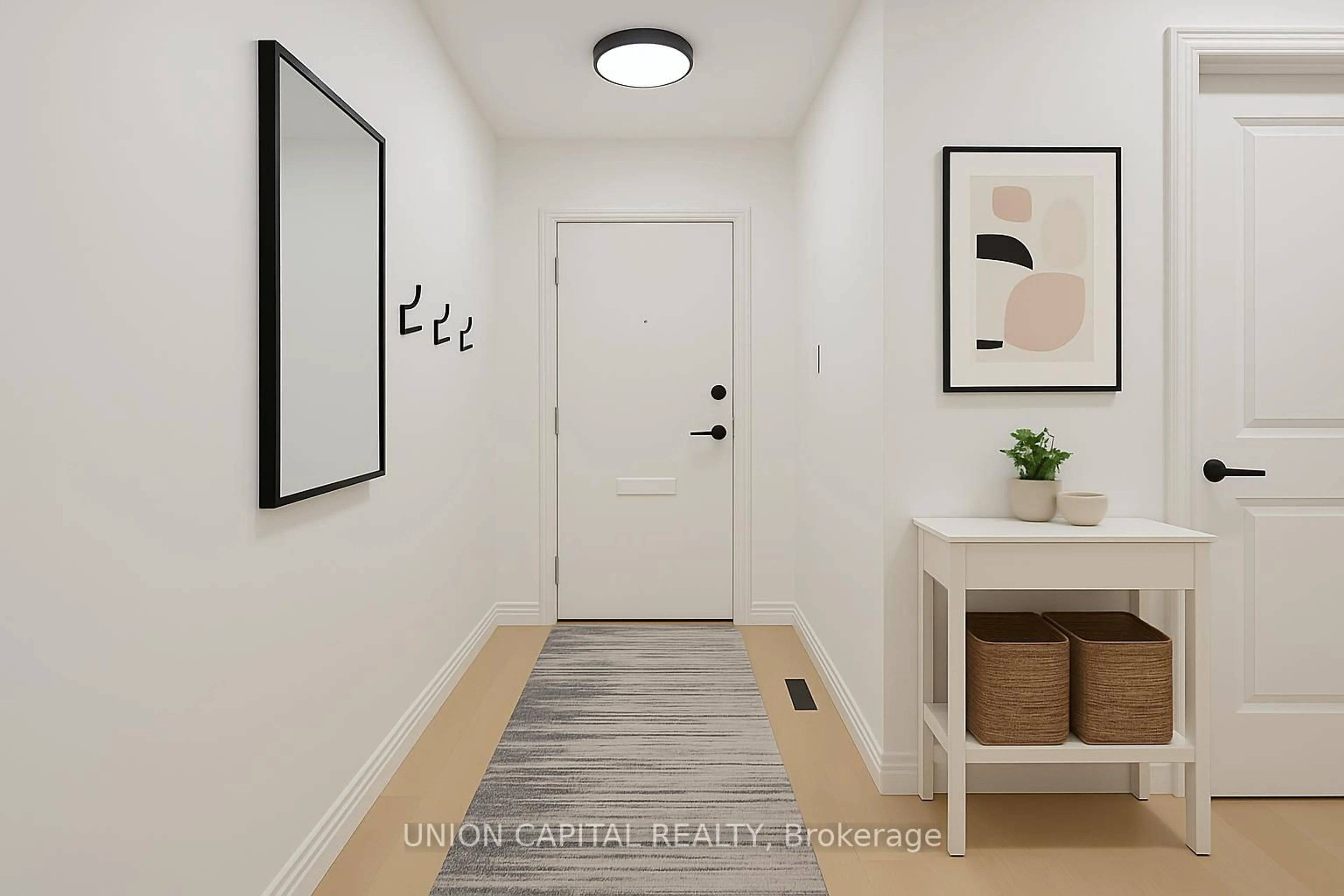 Indoor entryway for 353 Driftwood Ave ##TH02-, Toronto Ontario M3N 2P2
