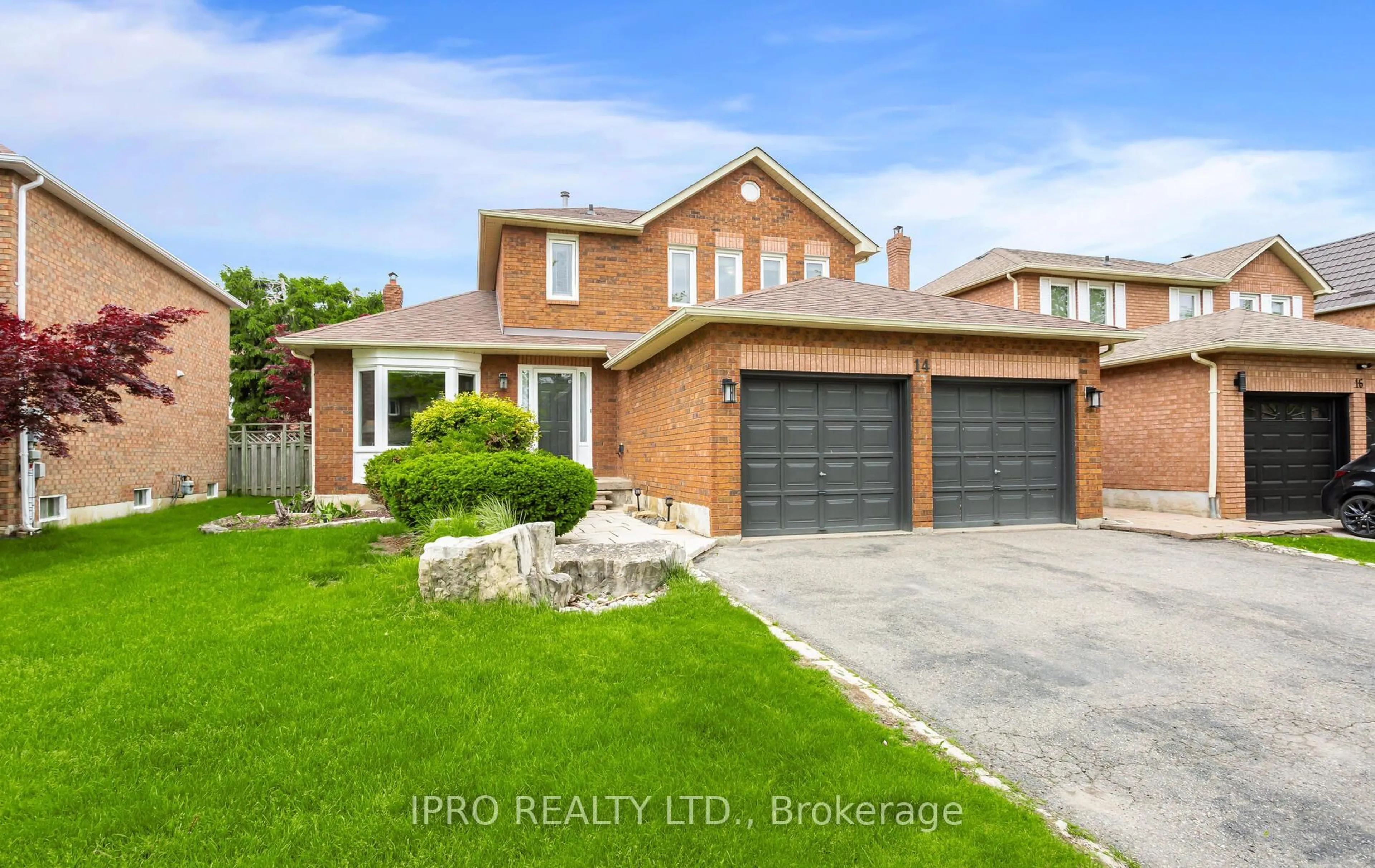 Home with brick exterior material, street for 14 Burt Dr, Brampton Ontario L6X 3H6