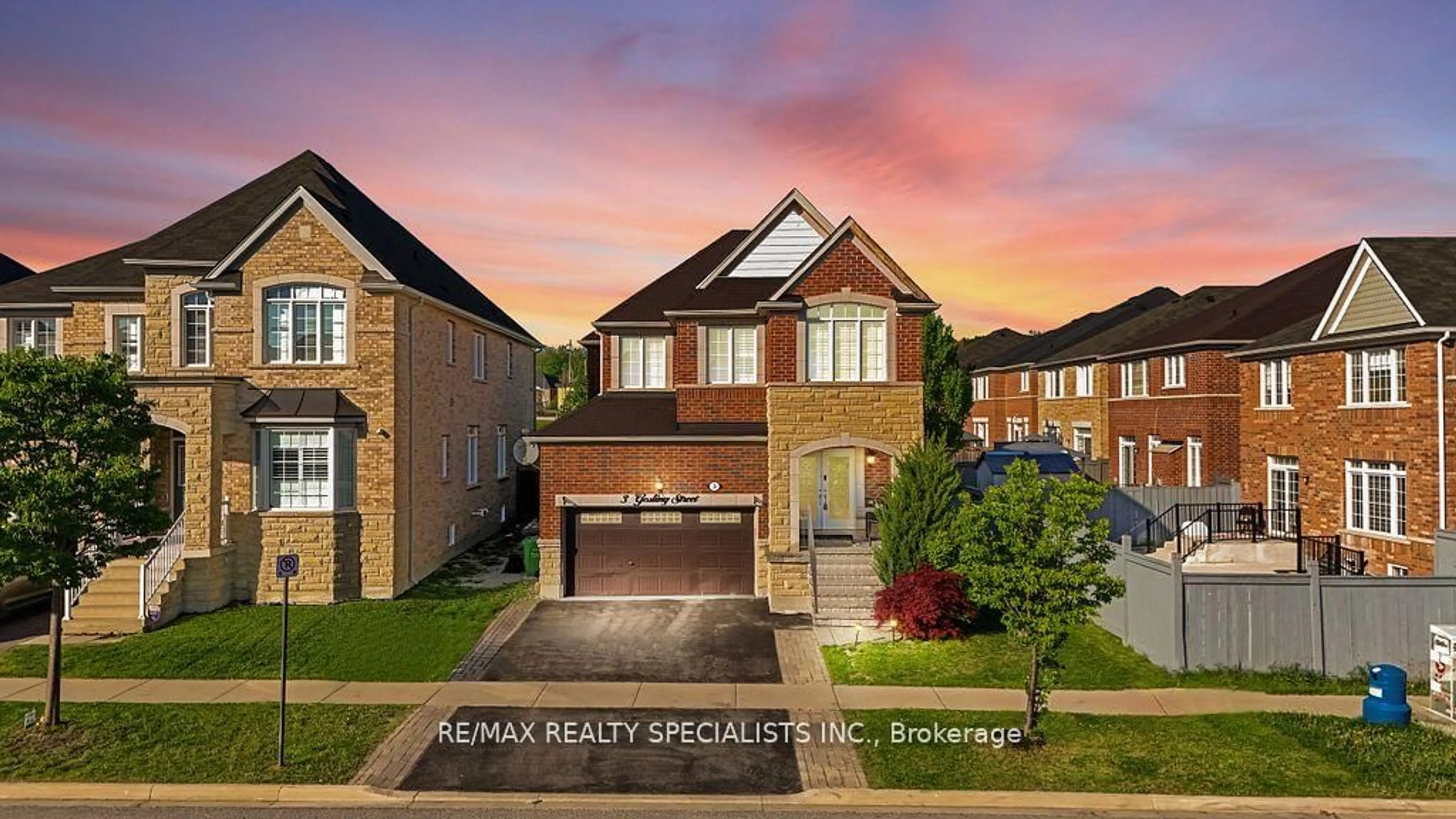 Home with brick exterior material, street for 3 Gosling St, Brampton Ontario L6A 1E2