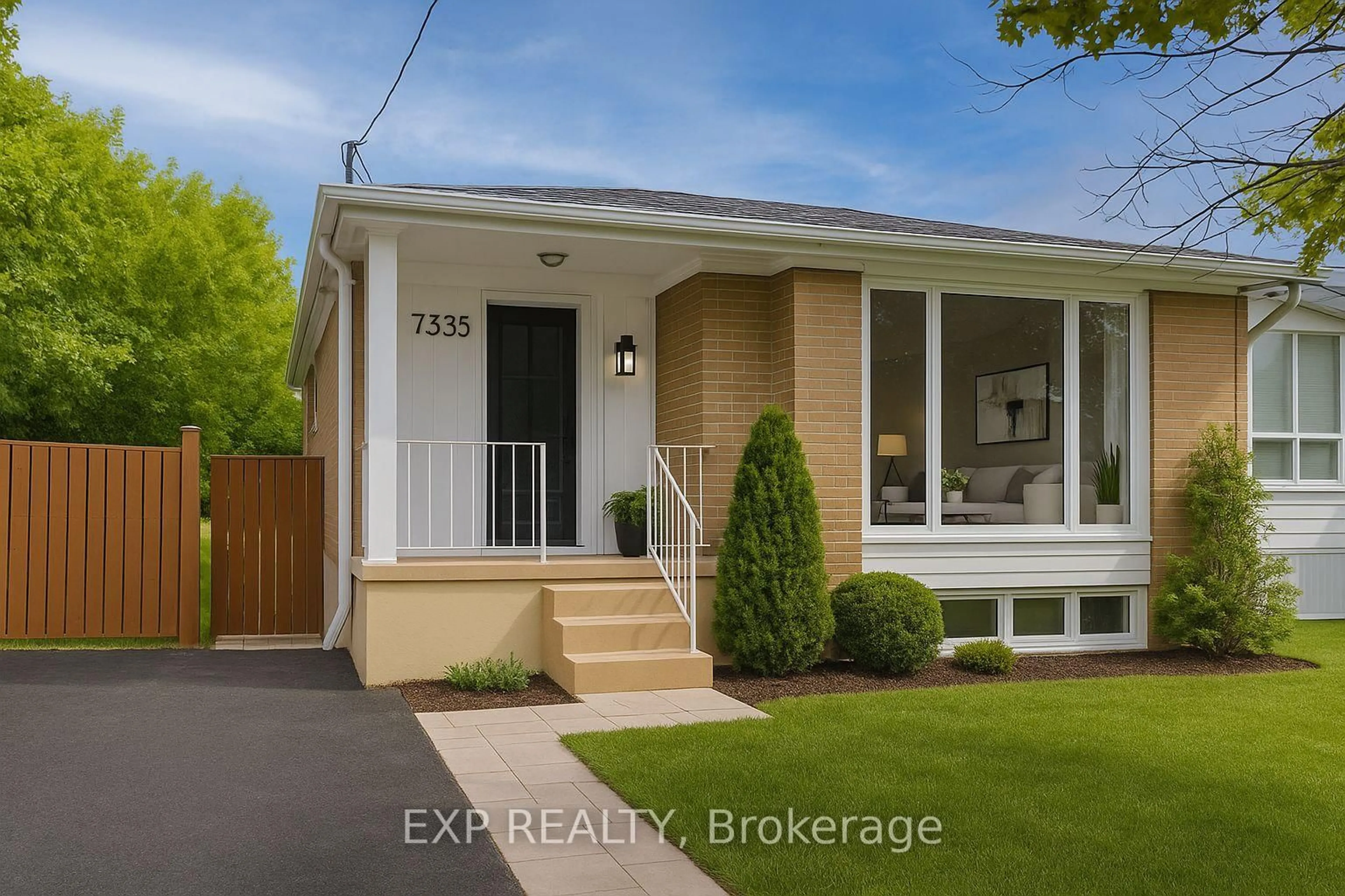 Home with vinyl exterior material, street for 7335 Darcel Ave, Mississauga Ontario L4T 2X4