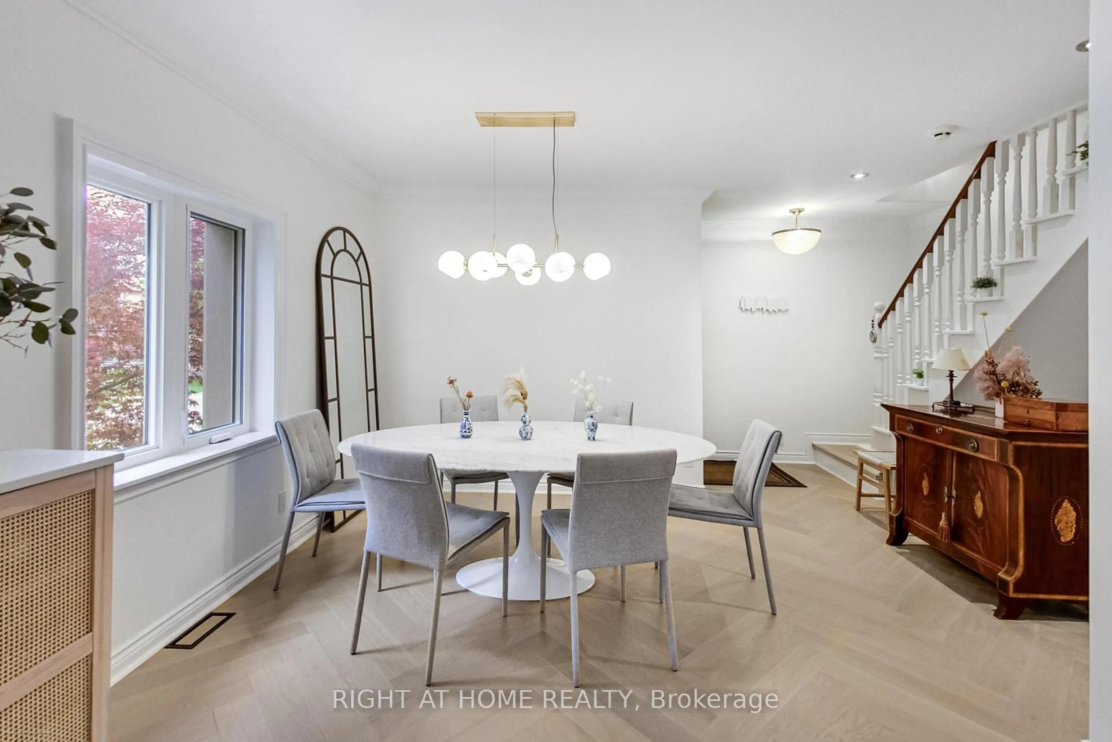 Dining room, ceramic/tile floor for 69 Lilac Ave, Toronto Ontario M9M 1G4